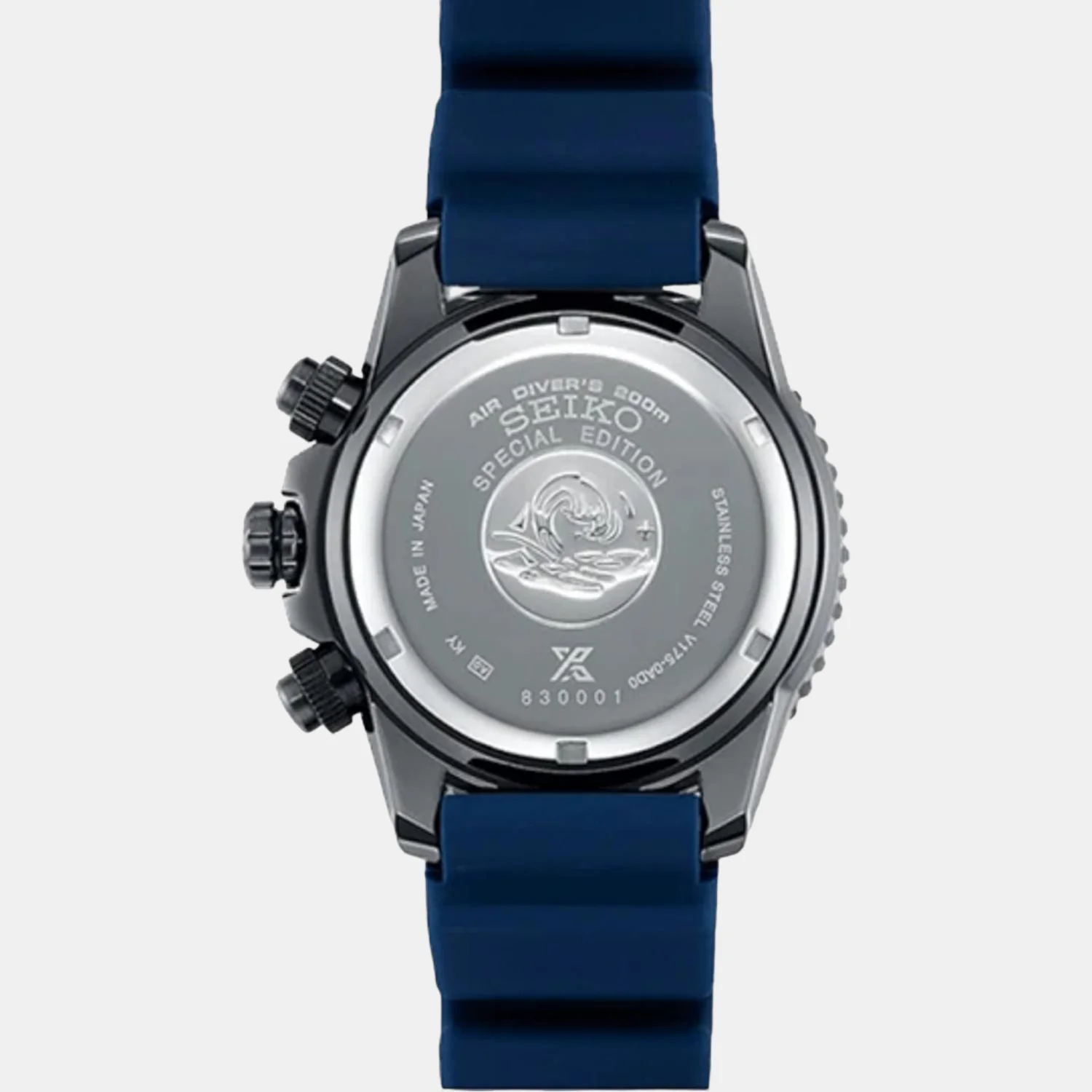 Prospex Men Solar Blue Dial Chronograph Silicone Watch SSC701P1 - Image 3