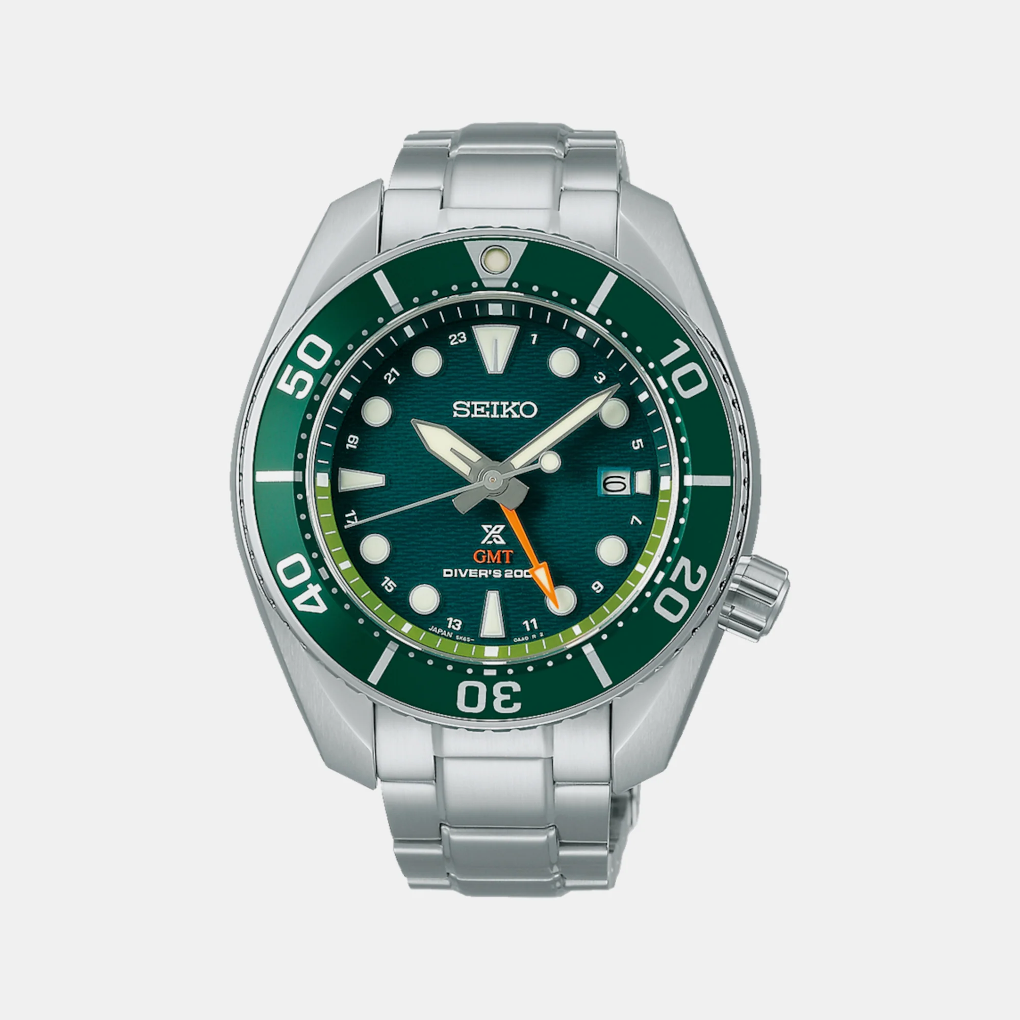 Prospex Men Solar Green Dial Analog Stainless Steel Watch SFK003J1 - Image 2