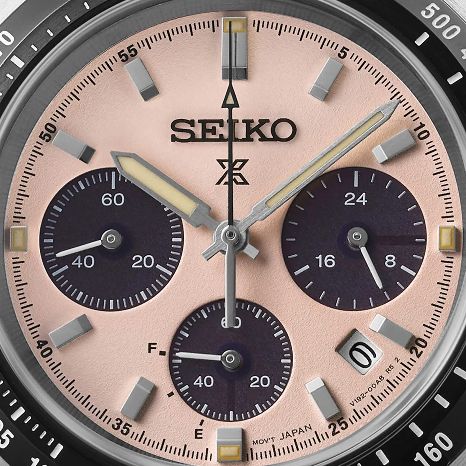 Prospex Men Solar Pink Dial Chronograph Stainless Steel Watch SSC963P1 - Image 4