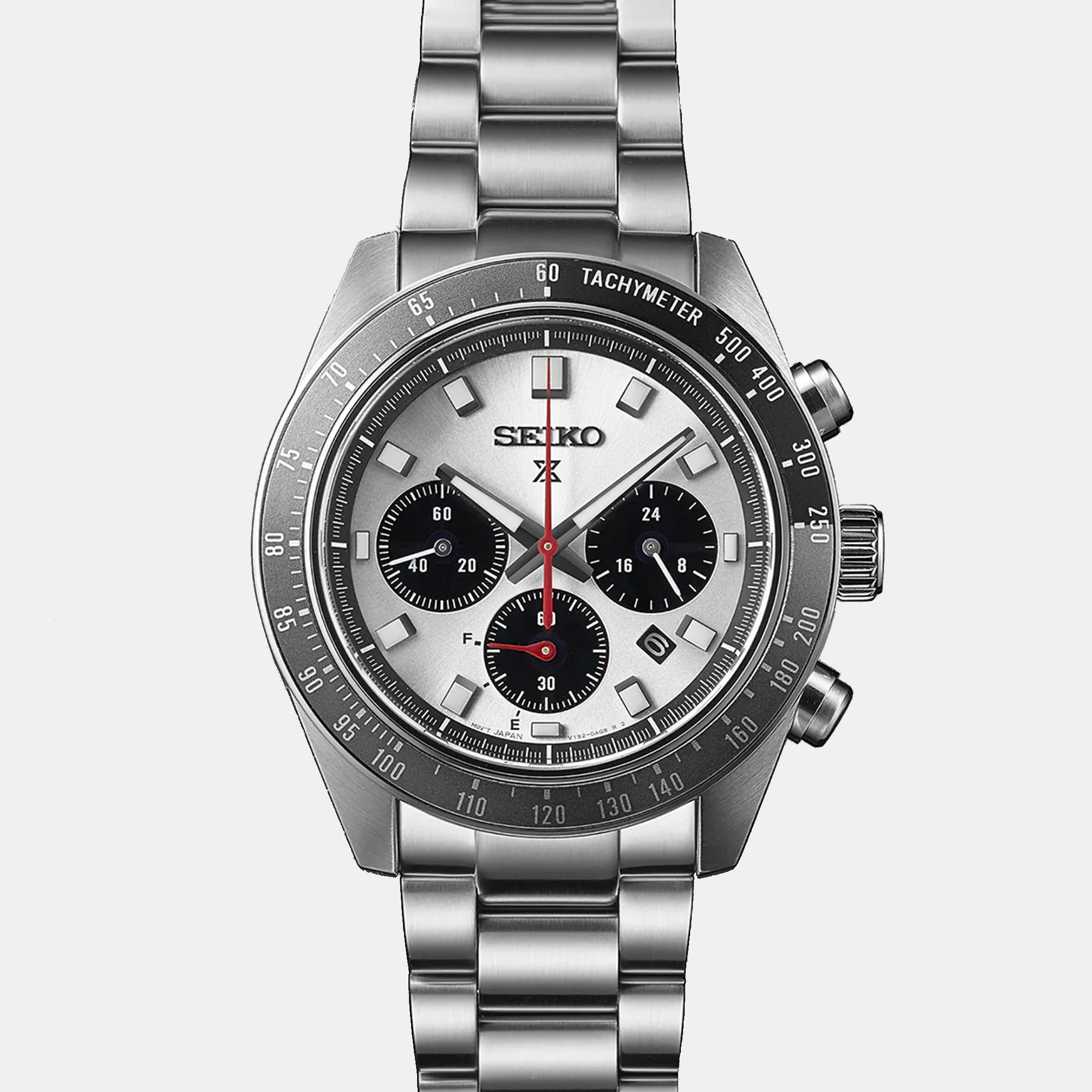 Prospex Men Solar White Dial Chronograph Stainless Steel Watch SSC911P1 - Image 3