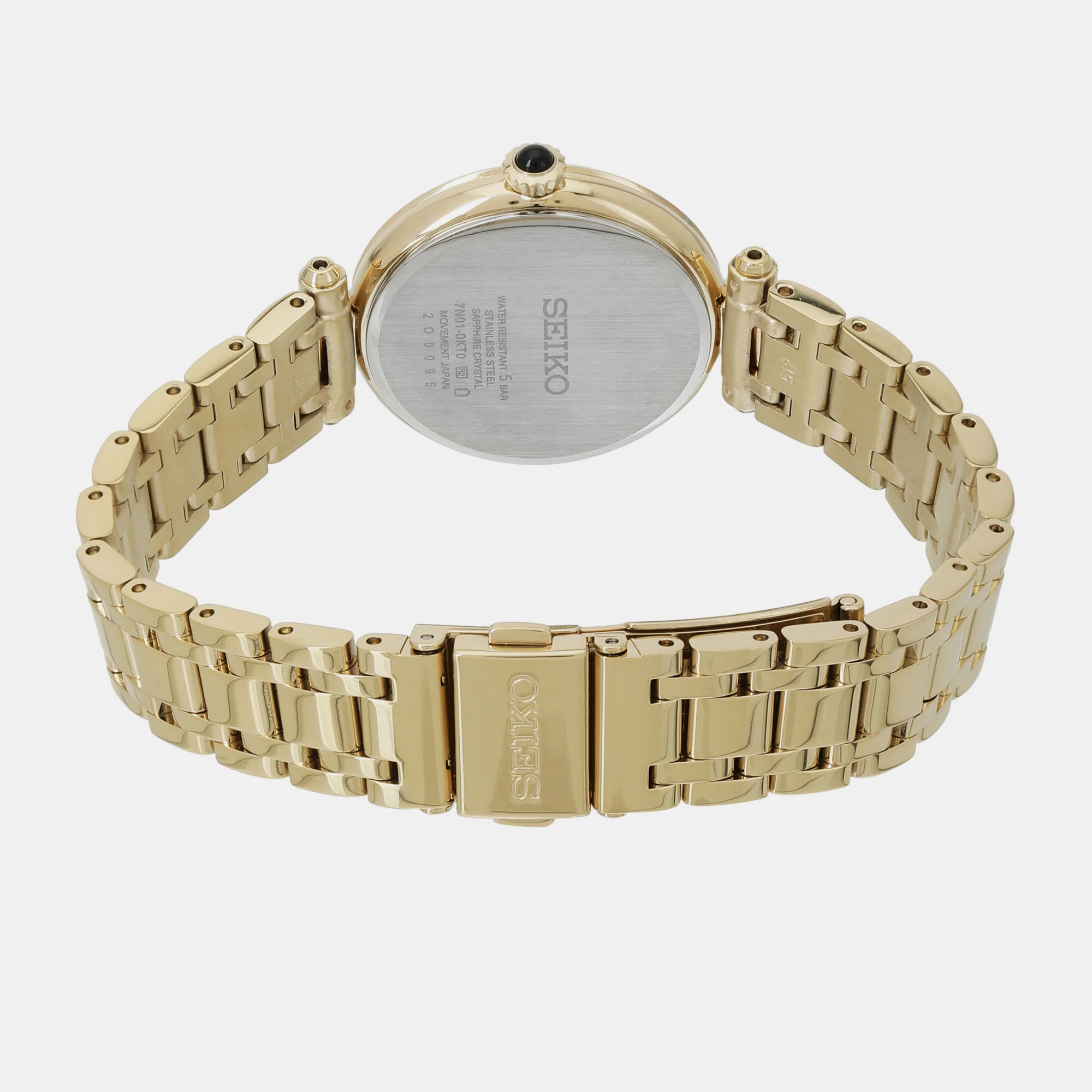 Seiko Ladies Women Quartz White Dial Analog Stainless Steel Watch SRZ536P1 - Image 4