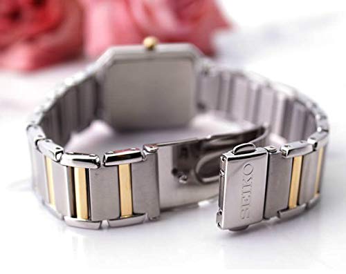 Women Solar Mother Of Pearl Dial Analog Stainless Steel Watch SUP428P1 - Image 4