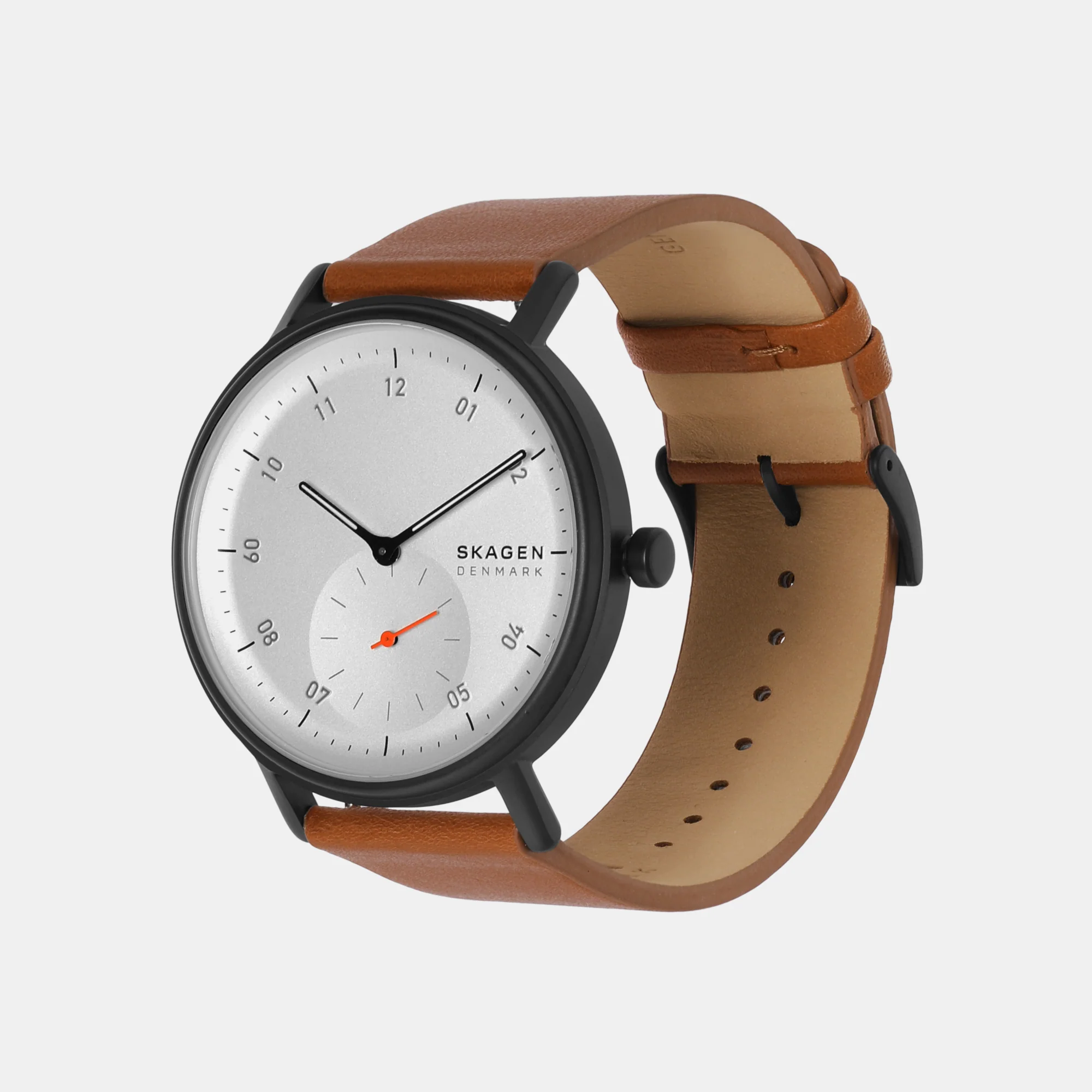 Kuppel Men Quartz White Dial Analog Leather Watch SKW6889 - Image 3