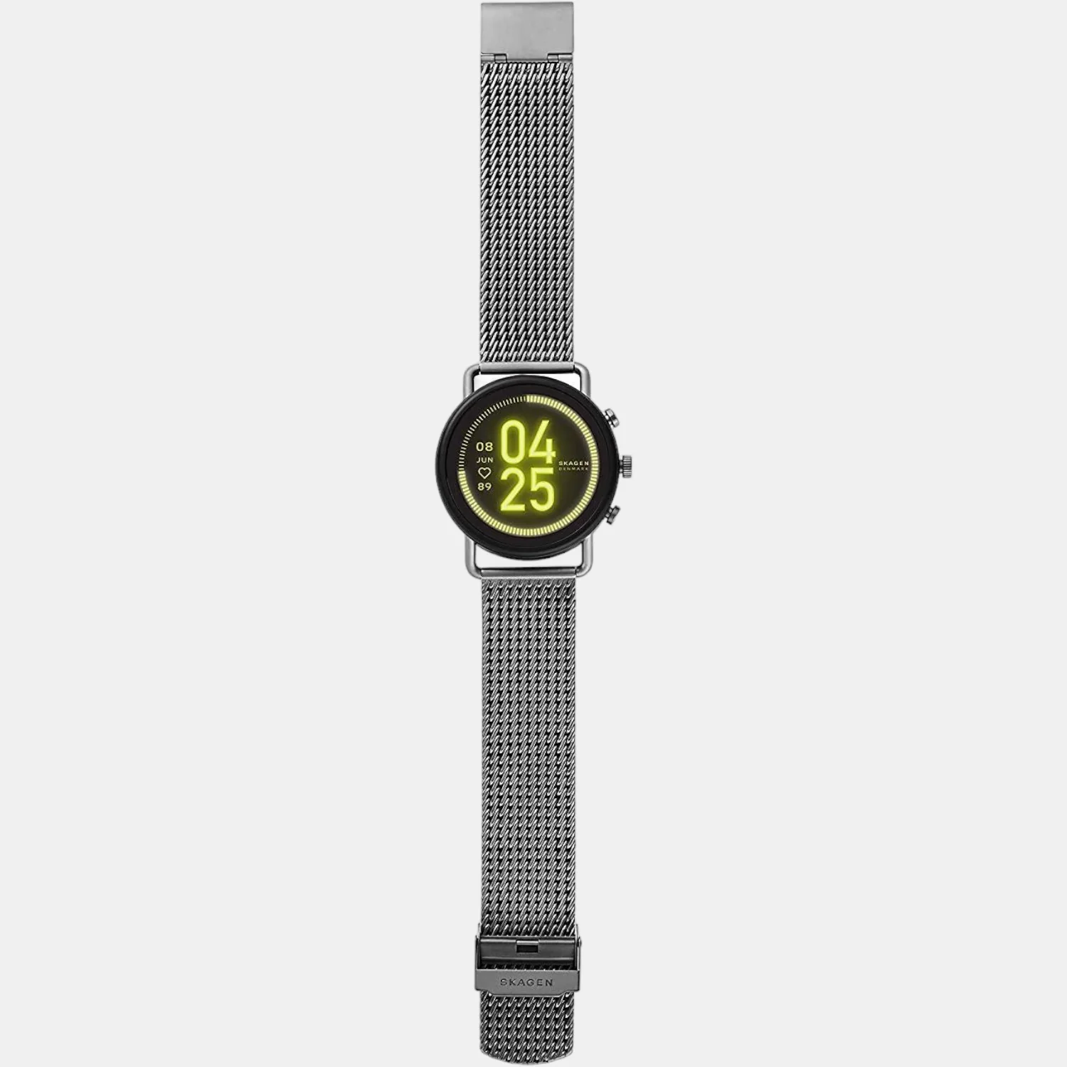 Men Processor Black Dial Digital Stainless Steel Watch SKT5200 - Image 5