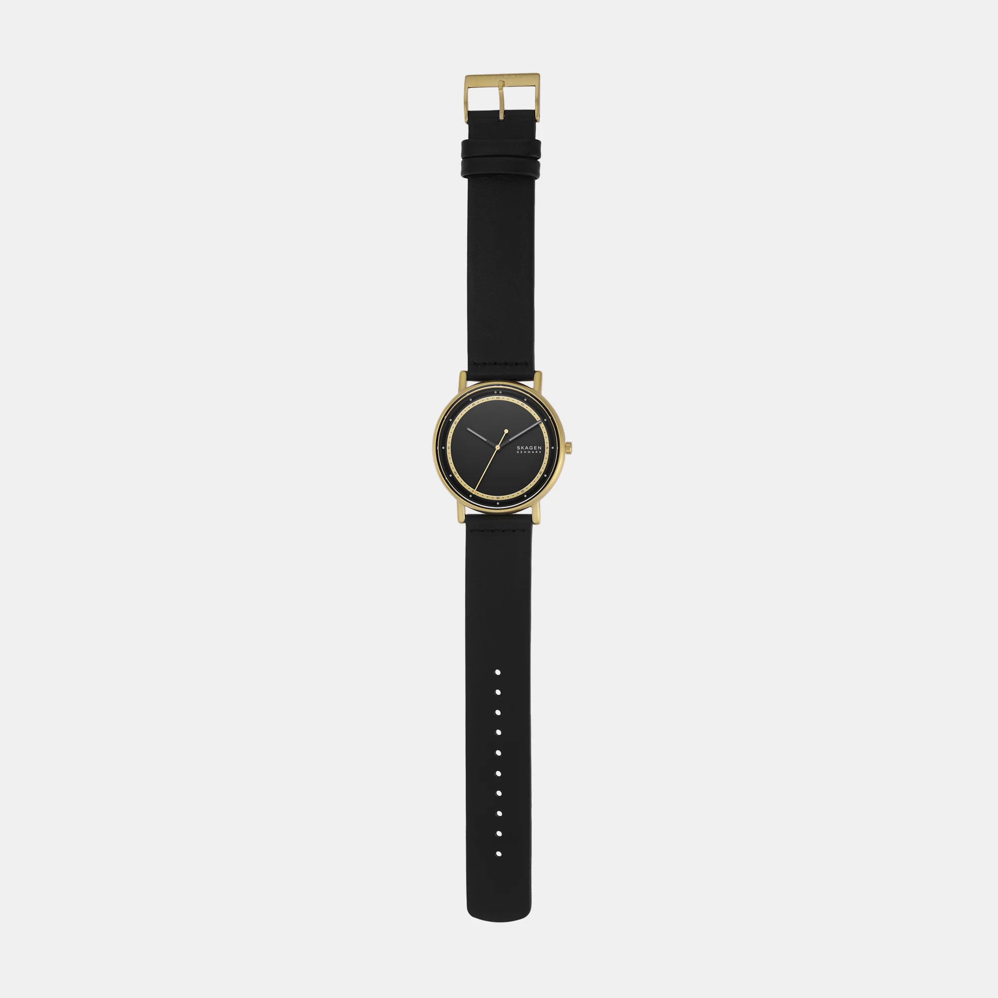 Men Quartz Black Dial Analog Leather Watch SKW6897 - Image 8