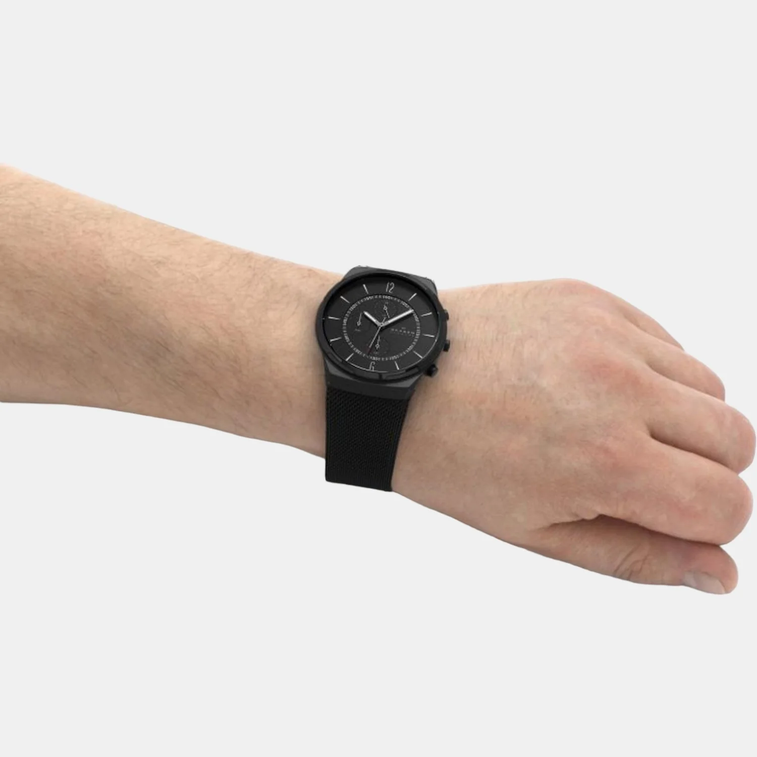 Men Quartz Black Dial Chronograph Stainless Steel Watch SKW6802 - Image 7