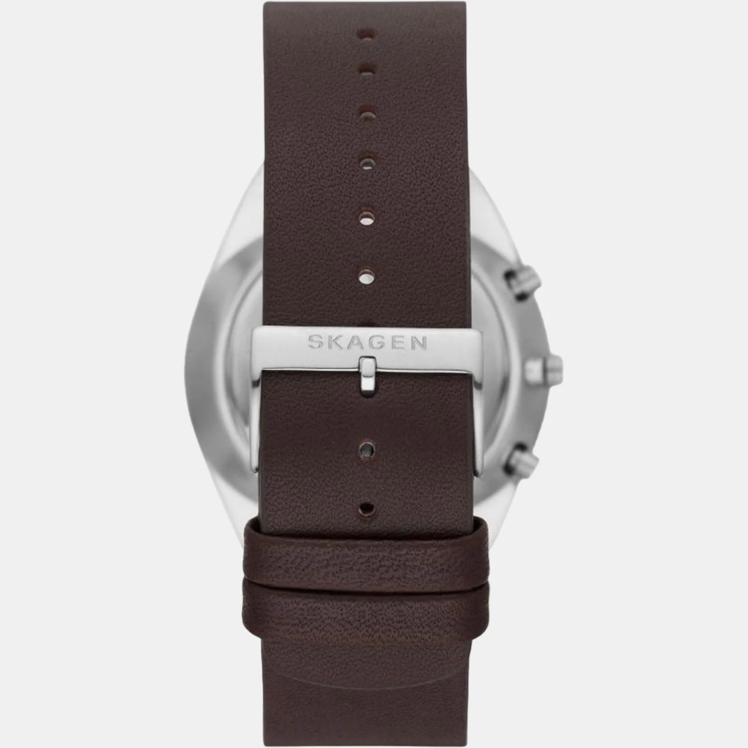 Men Quartz Blue Dial Chronograph Leather Watch SKW6842 - Image 2