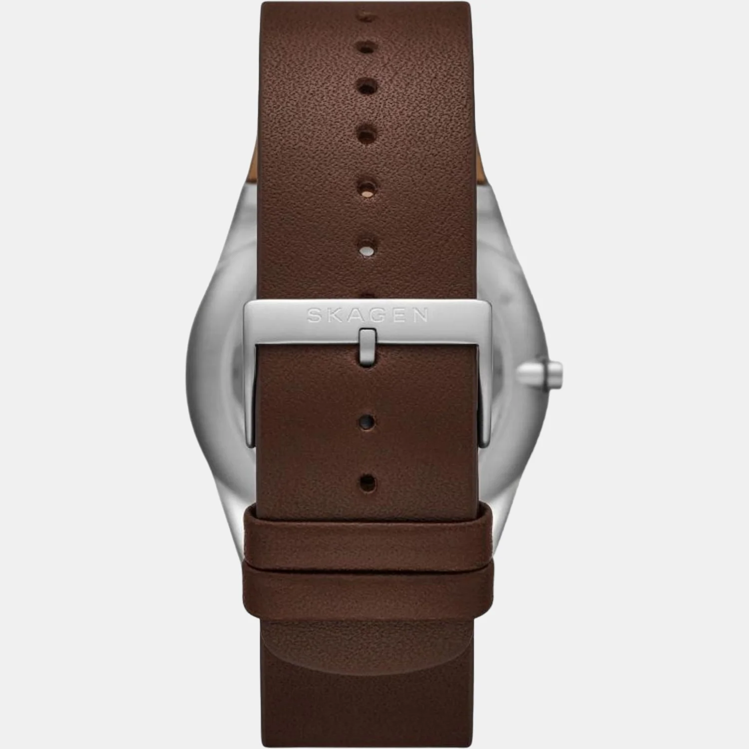 Men Quartz Grey Dial Analog Leather Watch SKW6785 - Image 3