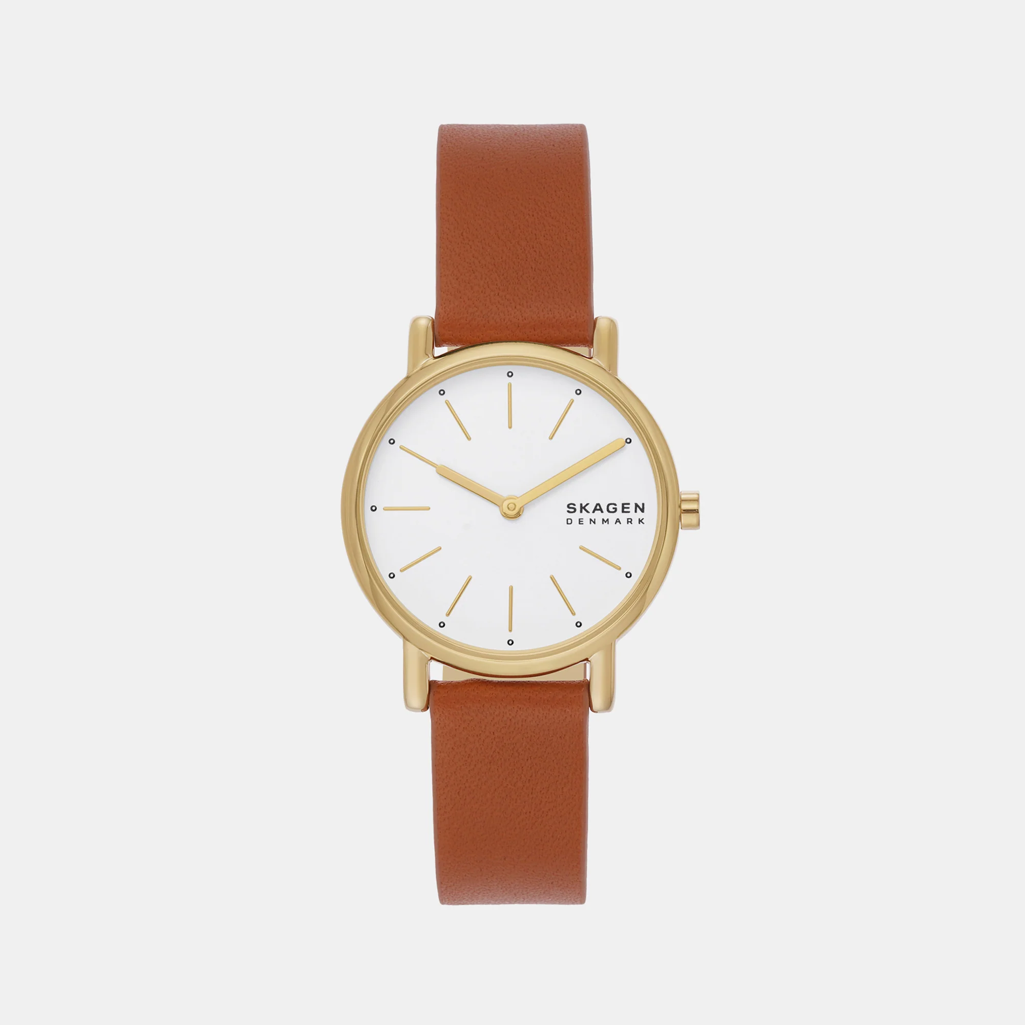 Signatur Lille Women Quartz White Dial Analog Leather Watch SKW3121