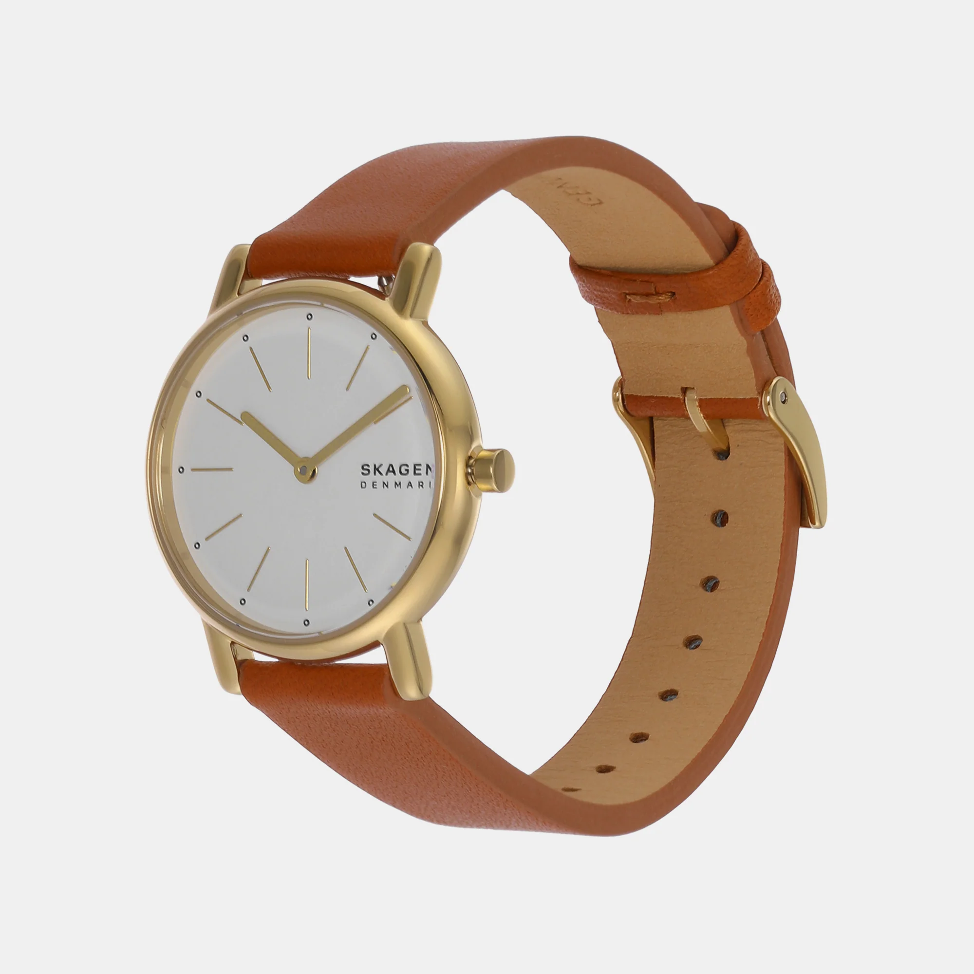 Signatur Lille Women Quartz White Dial Analog Leather Watch SKW3121 - Image 3
