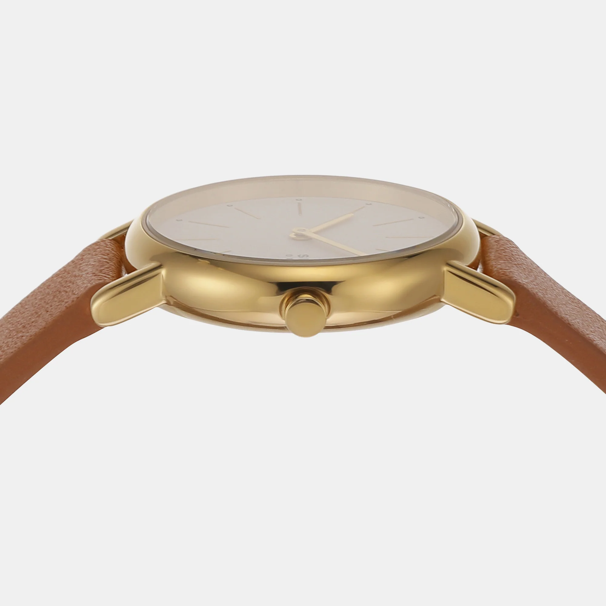 Signatur Lille Women Quartz White Dial Analog Leather Watch SKW3121 - Image 4