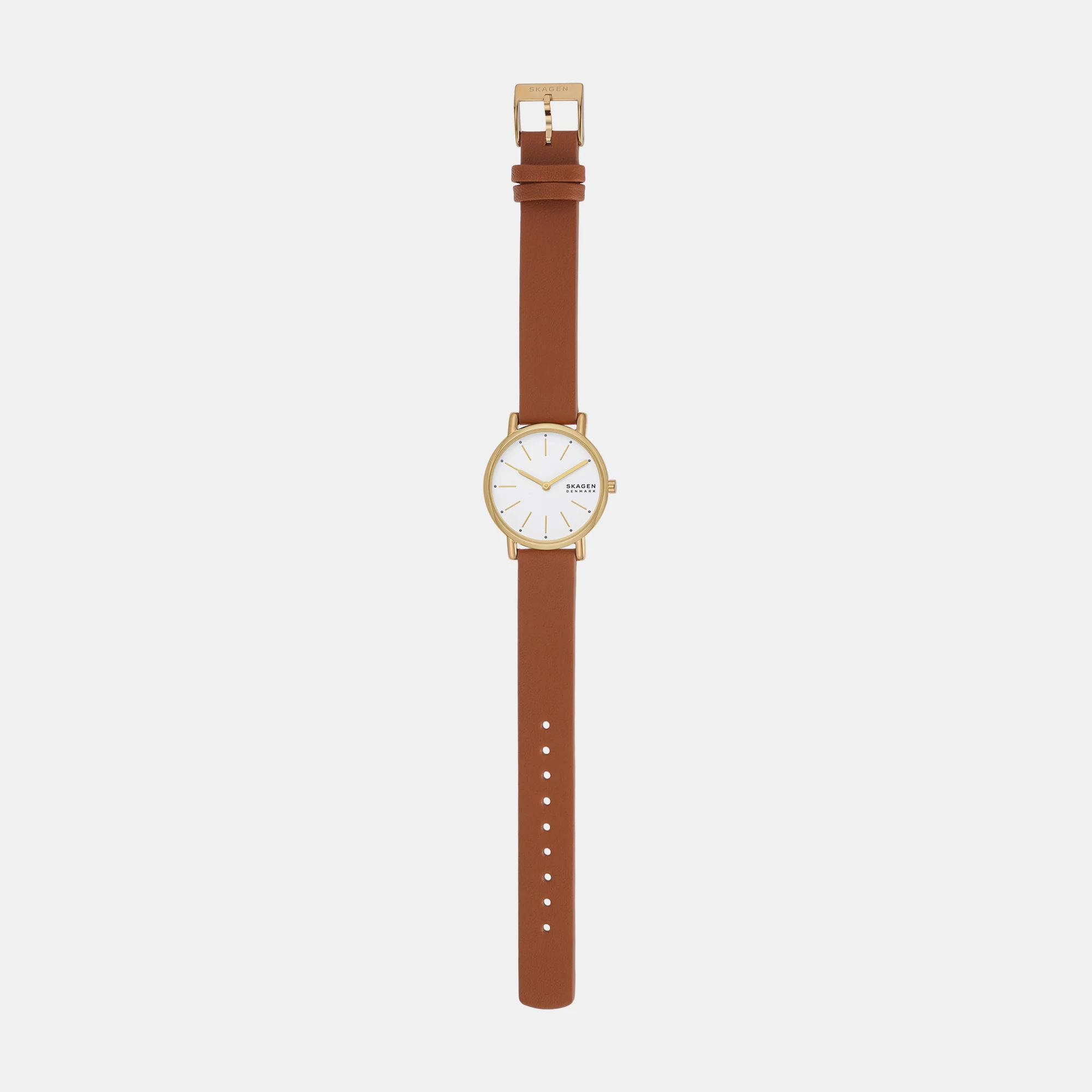 Signatur Lille Women Quartz White Dial Analog Leather Watch SKW3121 - Image 8