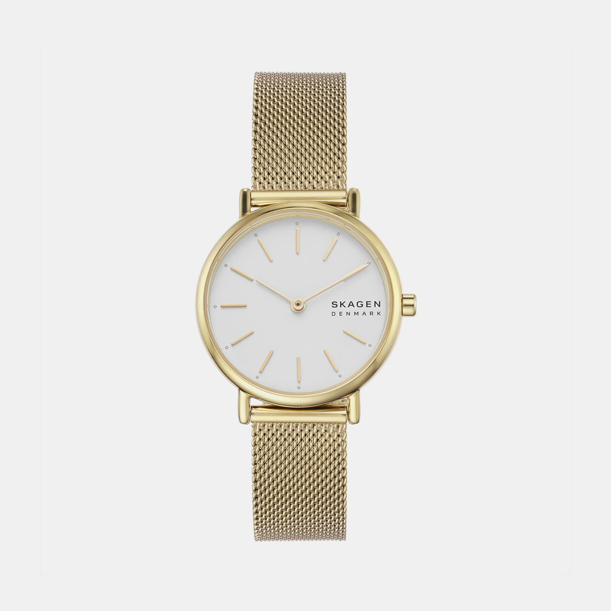 Signatur Lille Women Quartz White Dial Analog Mesh Watch SKW2693 - Image 2
