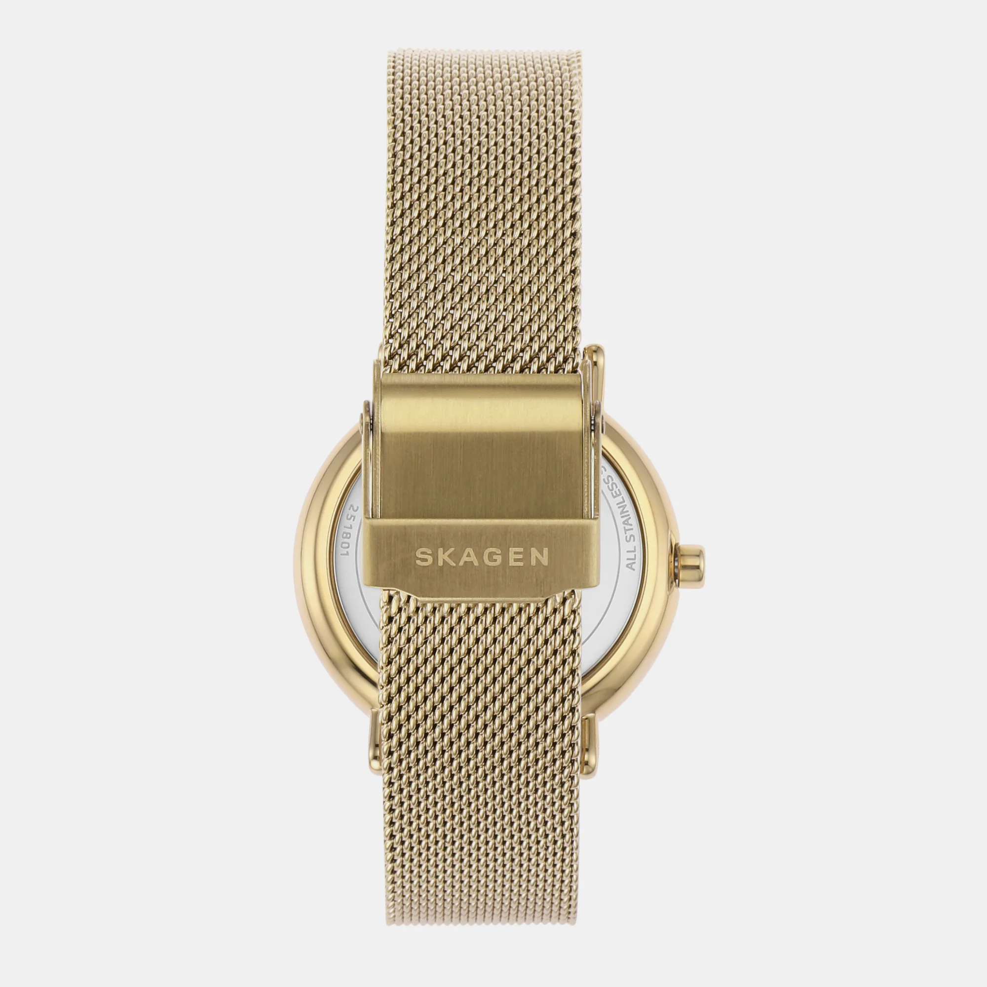 Signatur Lille Women Quartz White Dial Analog Mesh Watch SKW2693 - Image 7