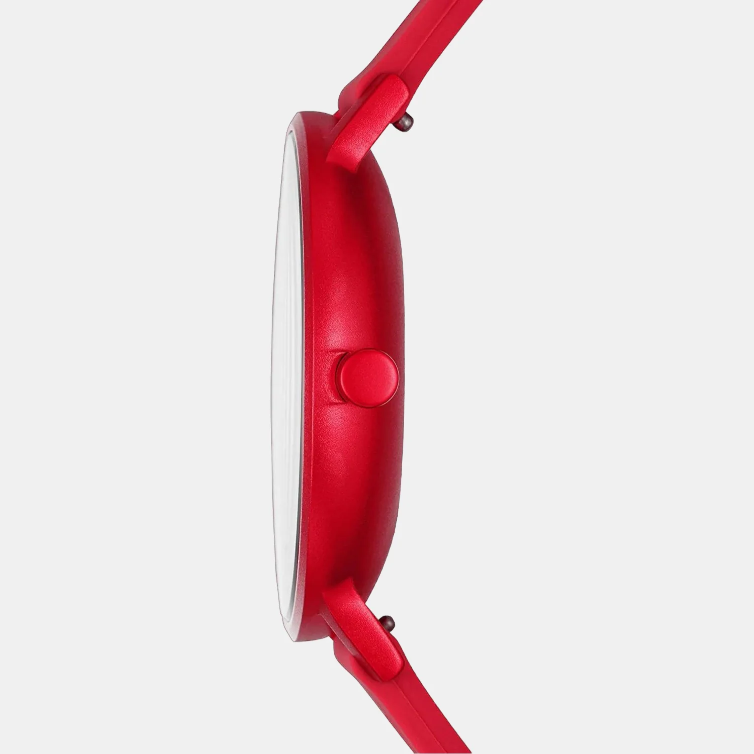 Unisex Quartz Red Dial Analog Silicone Watch SKW6512 - Image 2
