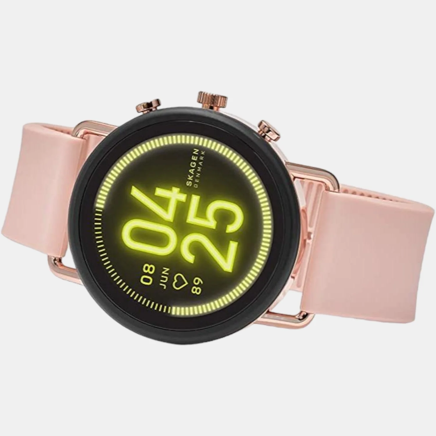 Women Processor Black Dial Digital Silicone Watch SKT5205 - Image 3