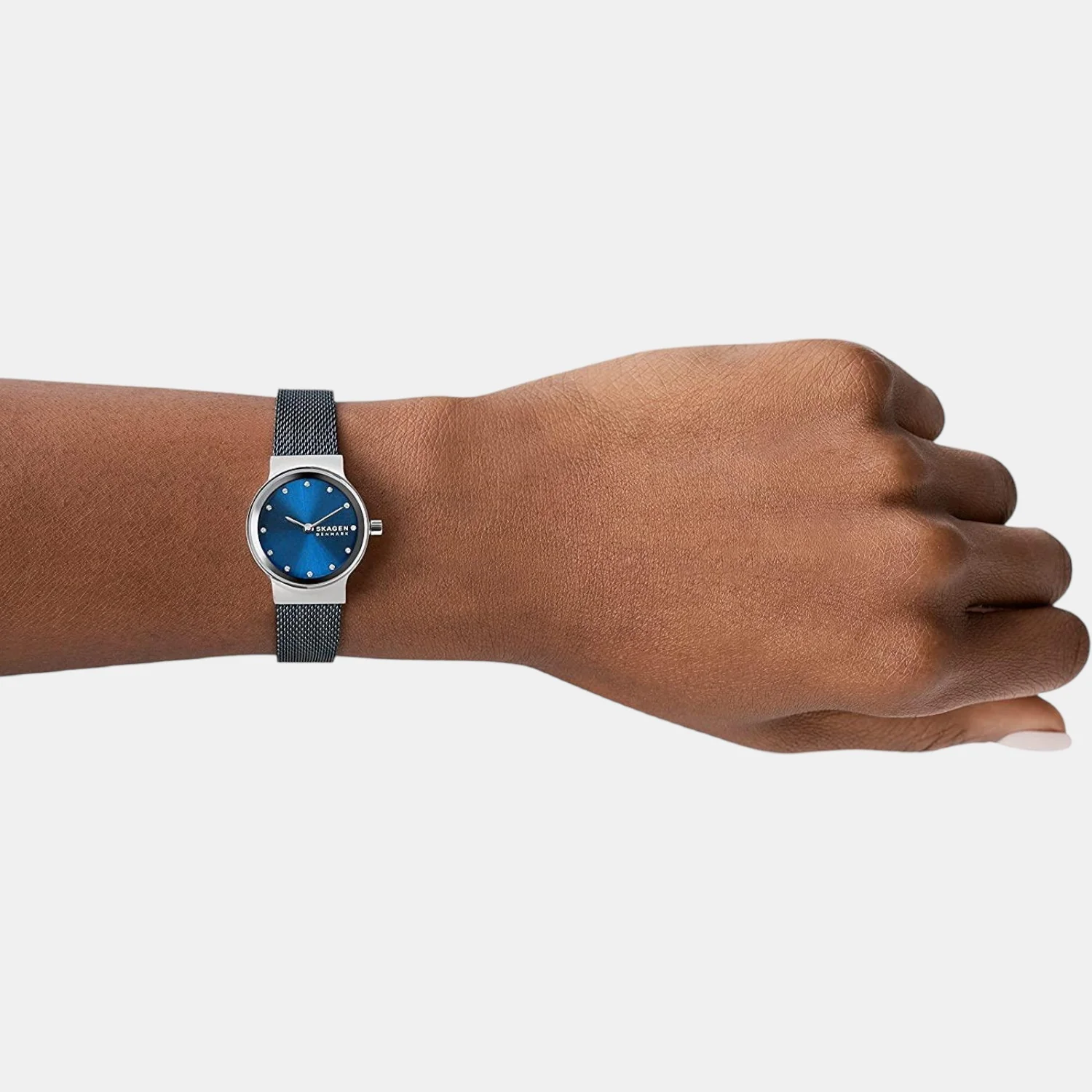 Women Quartz Blue Dial Analog Stainless Steel Watch SKW3008 - Image 5