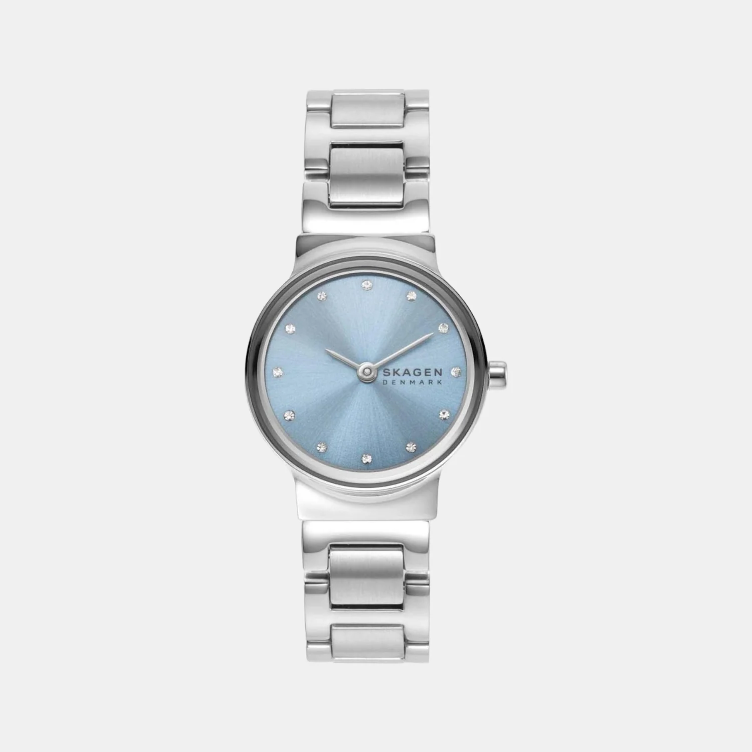 Women Quartz Blue Dial Analog Stainless Steel Watch SKW3069