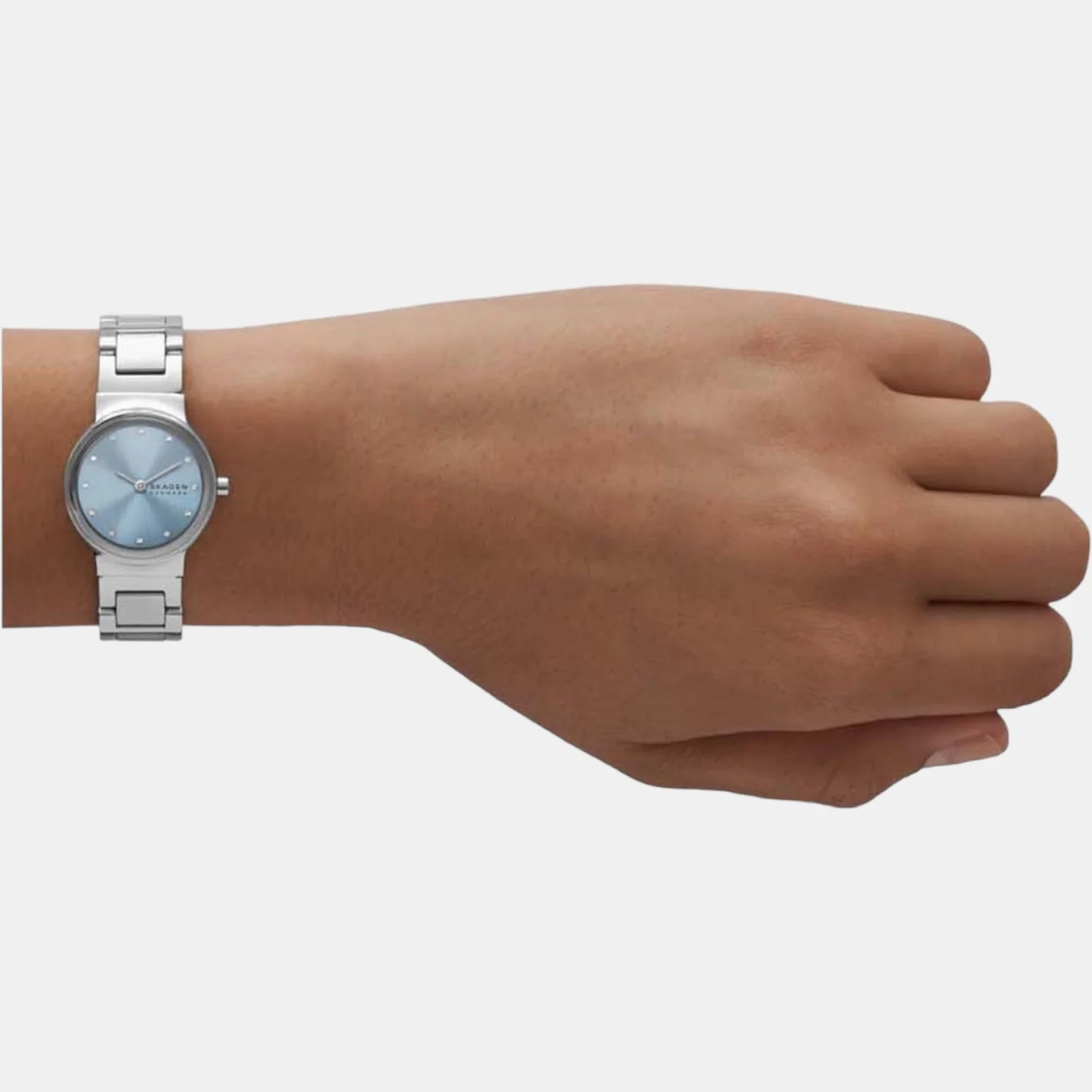 Women Quartz Blue Dial Analog Stainless Steel Watch SKW3069 - Image 4
