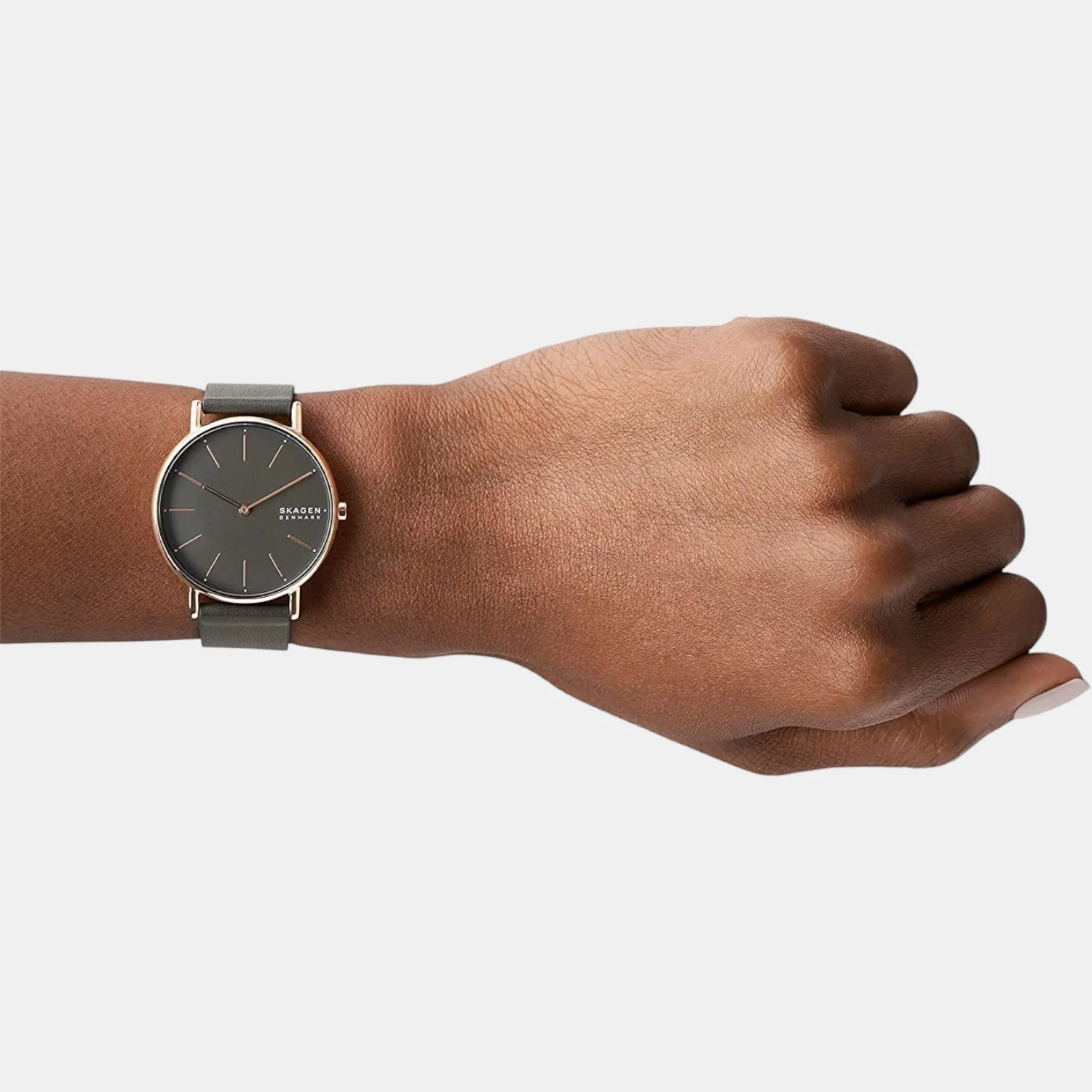 Women Quartz Grey Dial Analog Leather Watch SKW2794 - Image 5