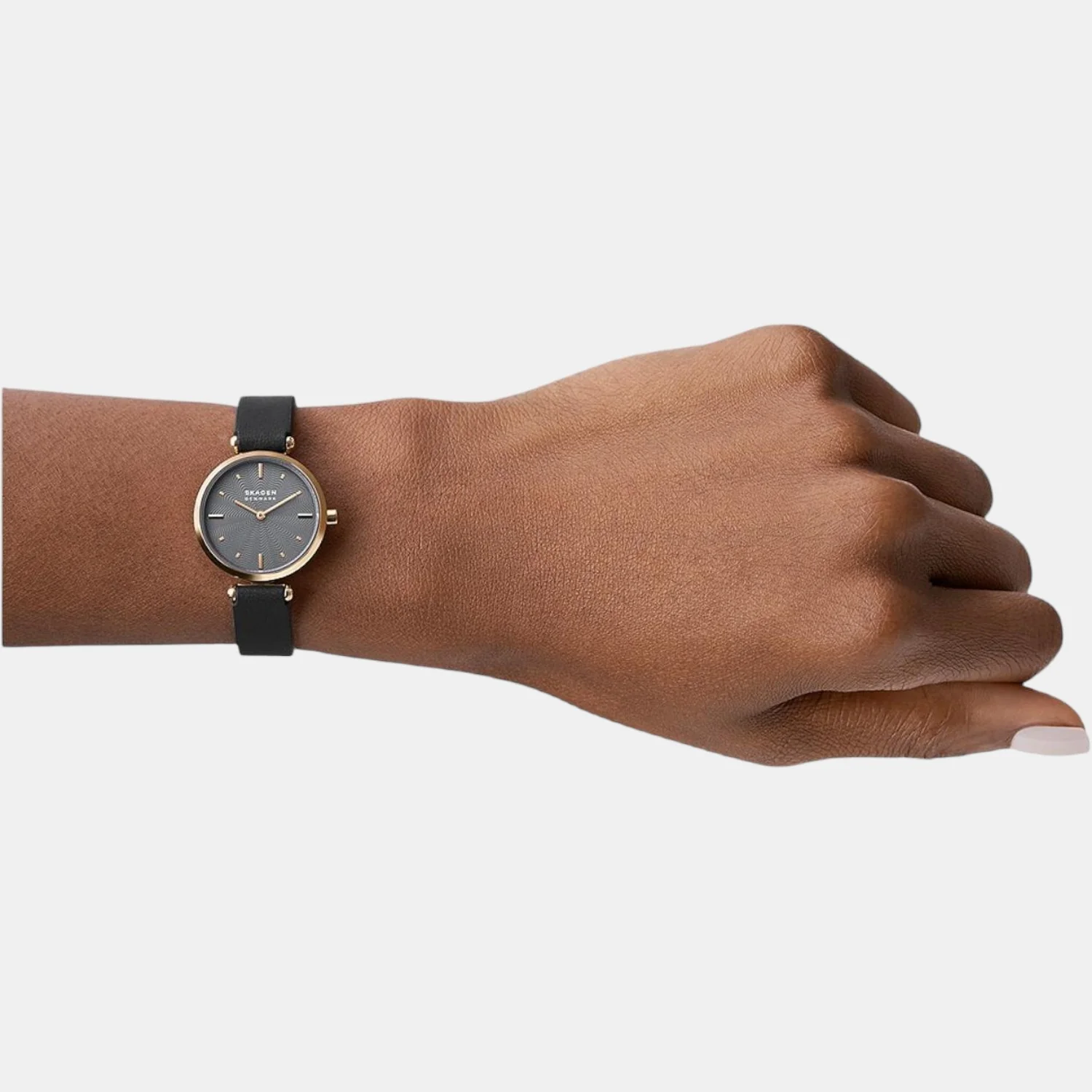 Women Quartz Grey Dial Analog Leather Watch SKW2995 - Image 3