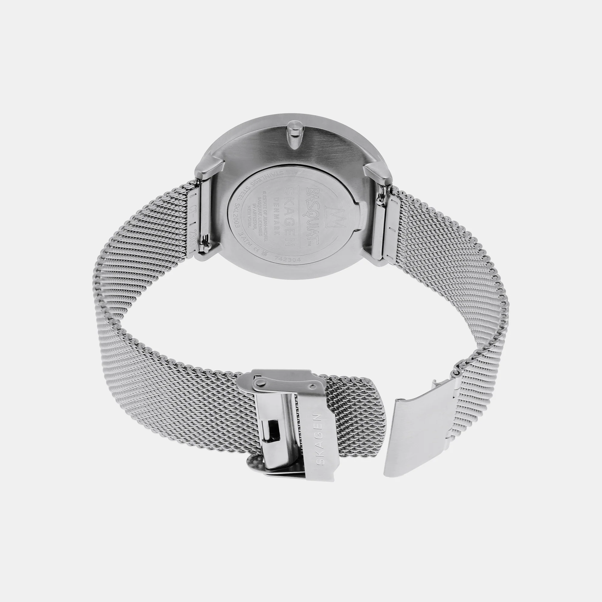 Women Quartz Silver Dial Analog Mesh Watch SKL2003 - Image 4