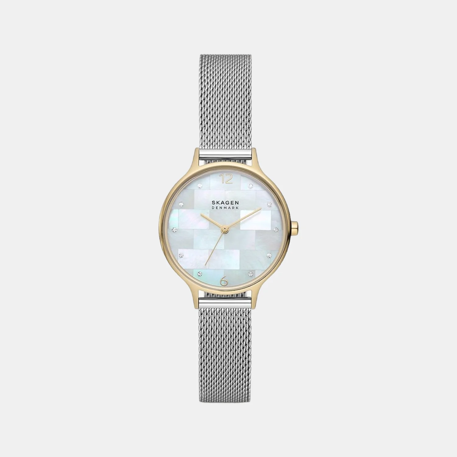 Women Quartz Two Tone Dial Analog Stainless Steel Watch SKW3057