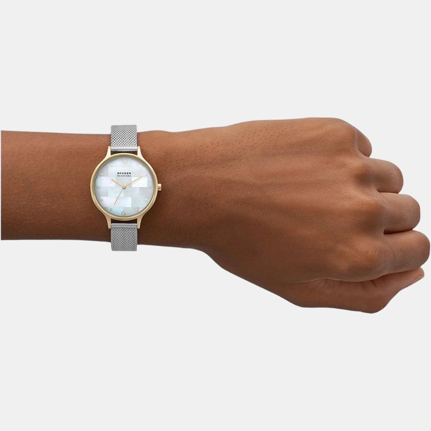Women Quartz Two Tone Dial Analog Stainless Steel Watch SKW3057 - Image 2