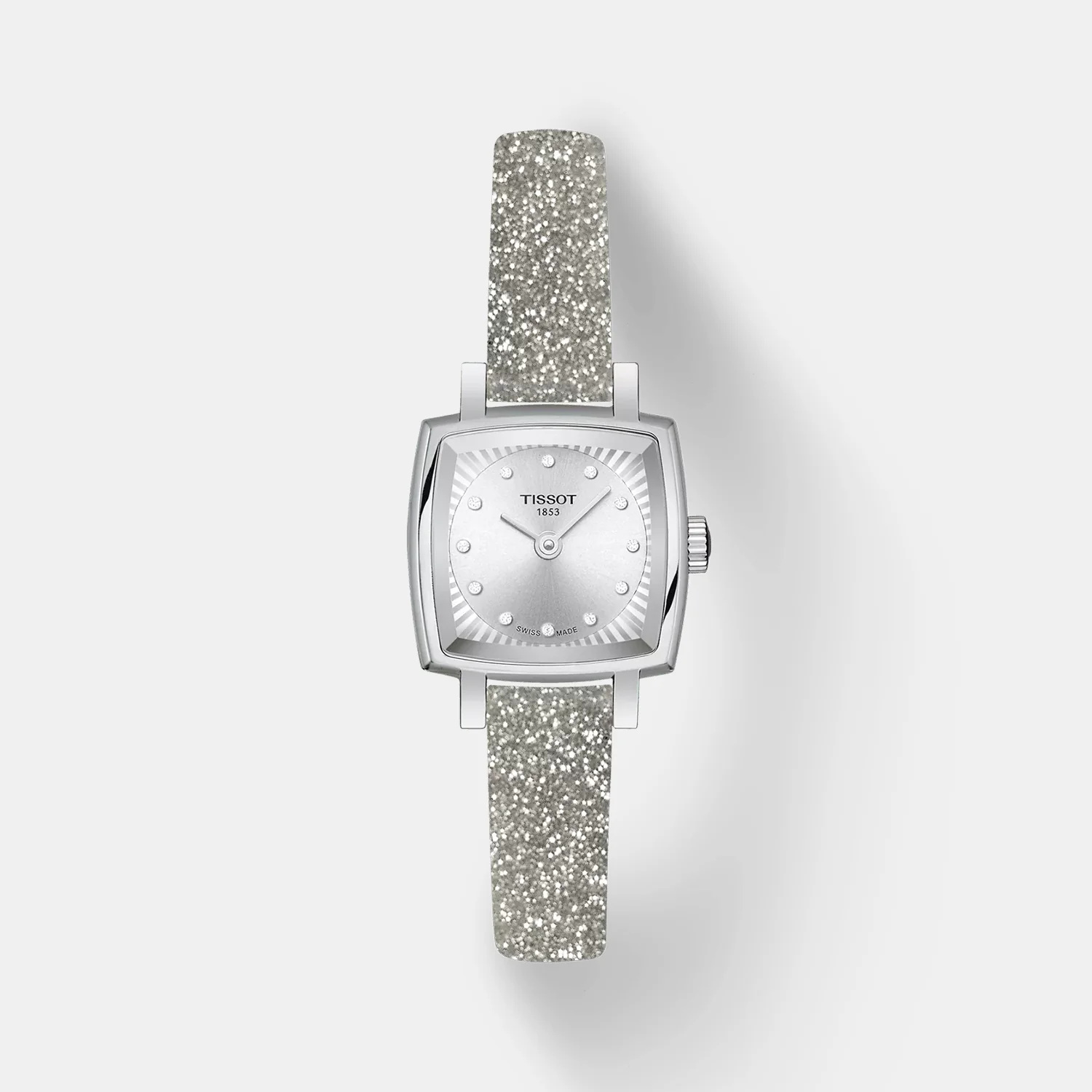 Lovely Square Women Quartz Silver Dial Analog Watch T0581091703602
