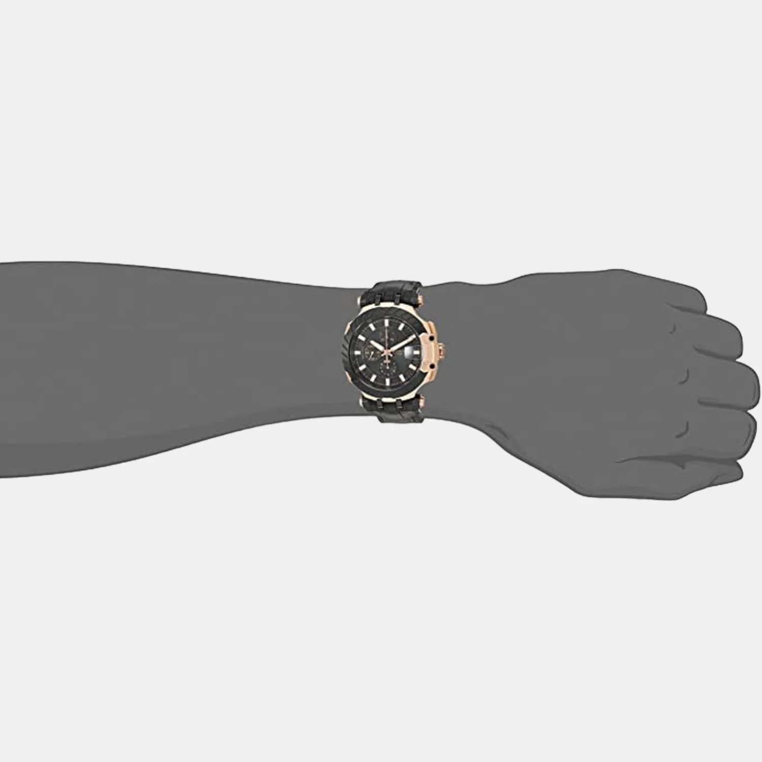 T-Race Men Automatic Black Dial Chronograph Synthetic Watch T1154273705101 - Image 5