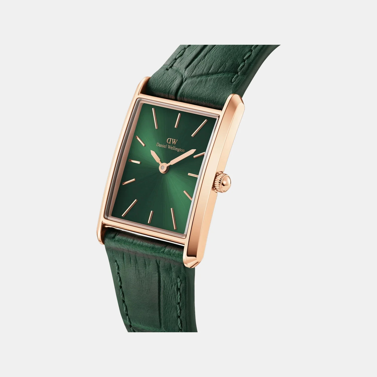 Women Quartz Green Dial Analog Stainless Steel Watch DW00100694K - Image 4