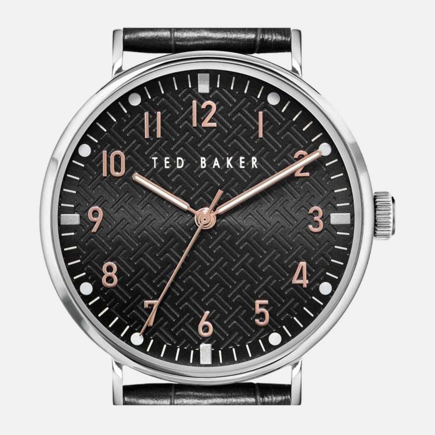 Men Quartz Black Dial Analog Leather Watch BKPMMS114 - Image 3