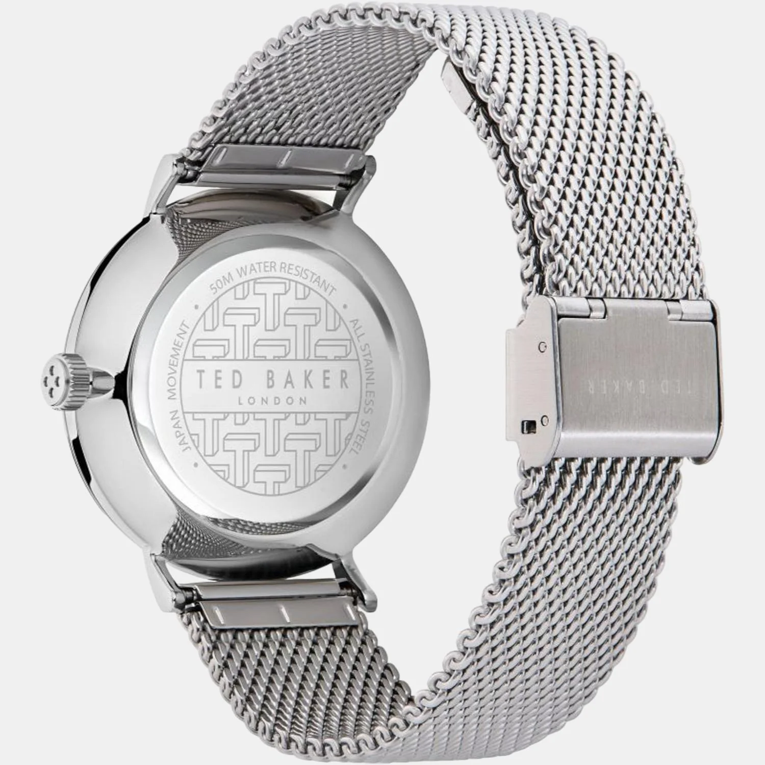 Men Quartz White Dial Analog Stainless Steel Watch BKPPGS217 - Image 3