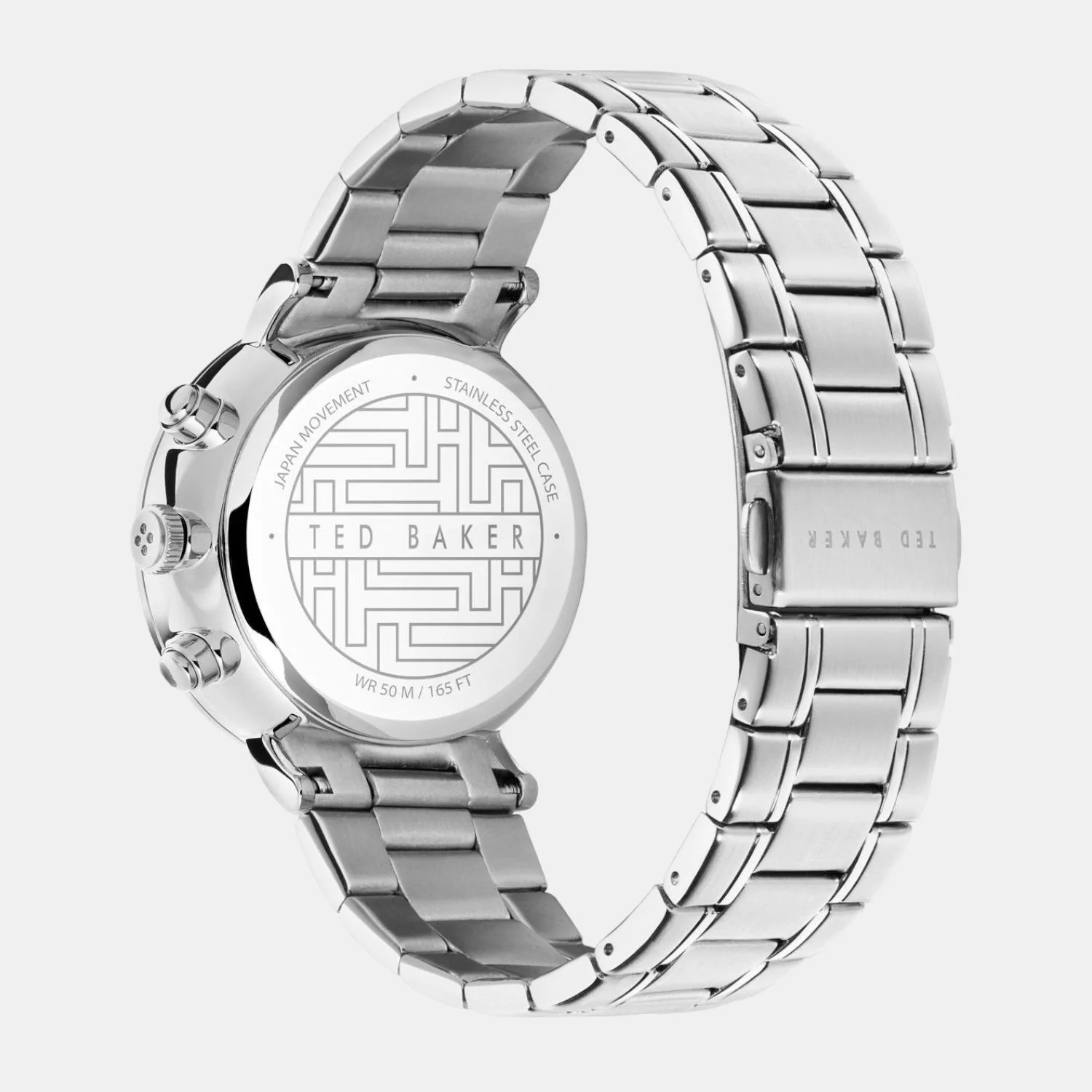 Men Quartz White Dial Chronograph Stainless Steel Watch BKPMMF121 - Image 2
