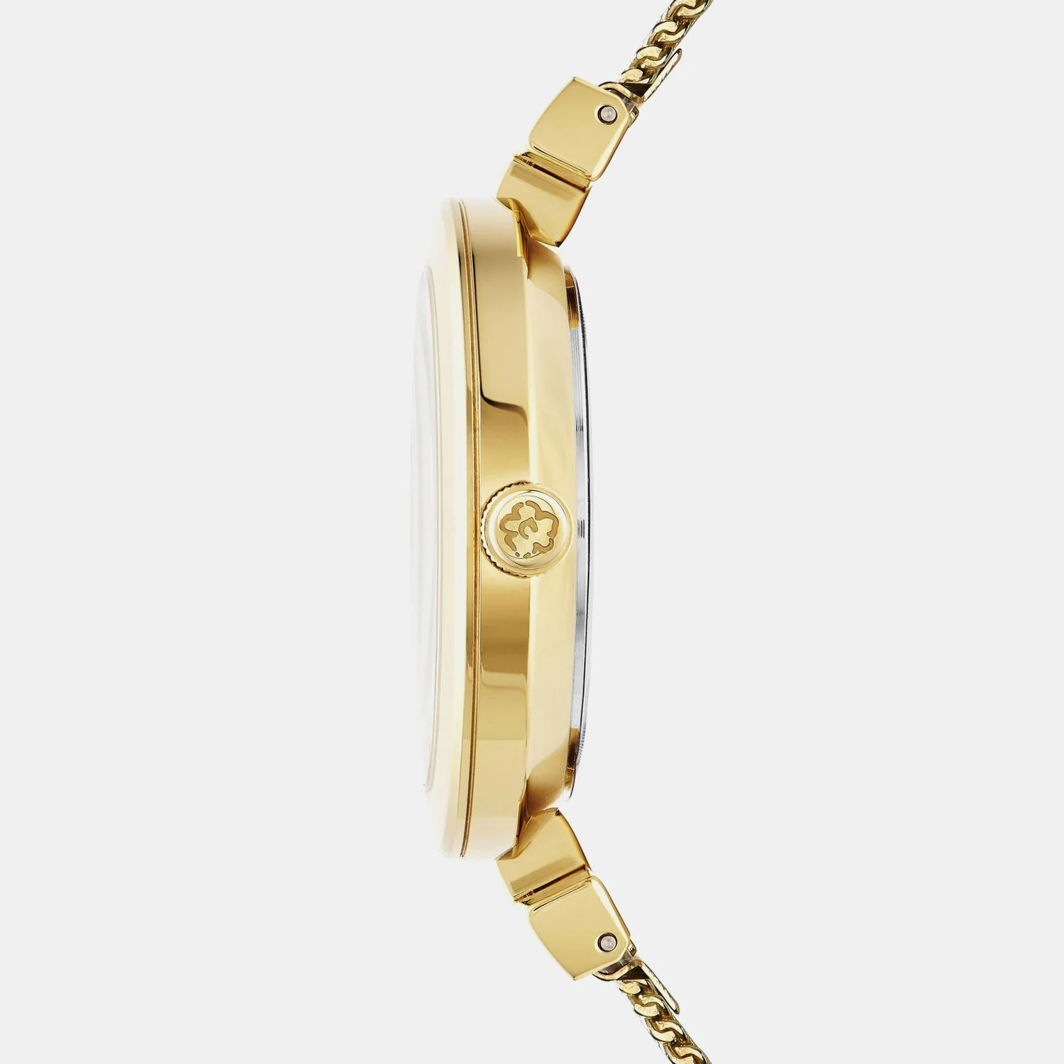 Tb Iconic Women Quartz Gold Dial Analog Stainless Steel Watch BKPDAF203 - Image 2