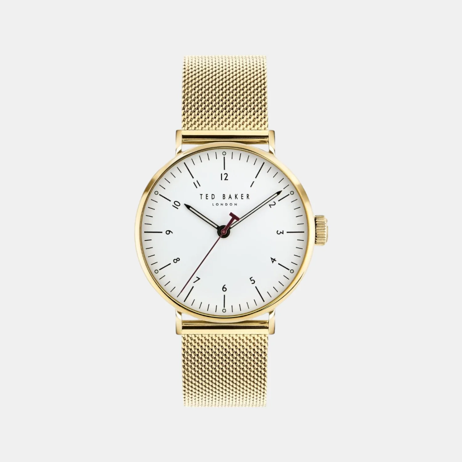 Tb Timeless Women Quartz White Dial Analog Mesh Watch BKPHOF206 - Image 3