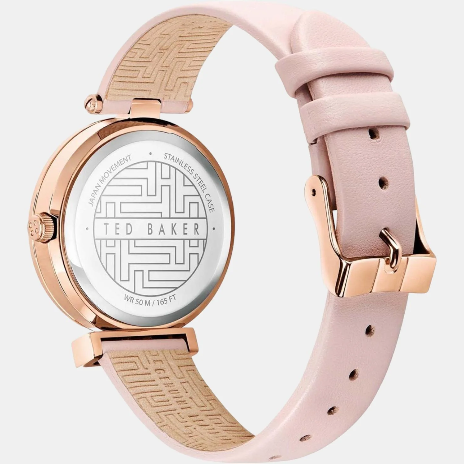 Women Quartz Pink Dial Analog Leather Watch BKPBWF005 - Image 2