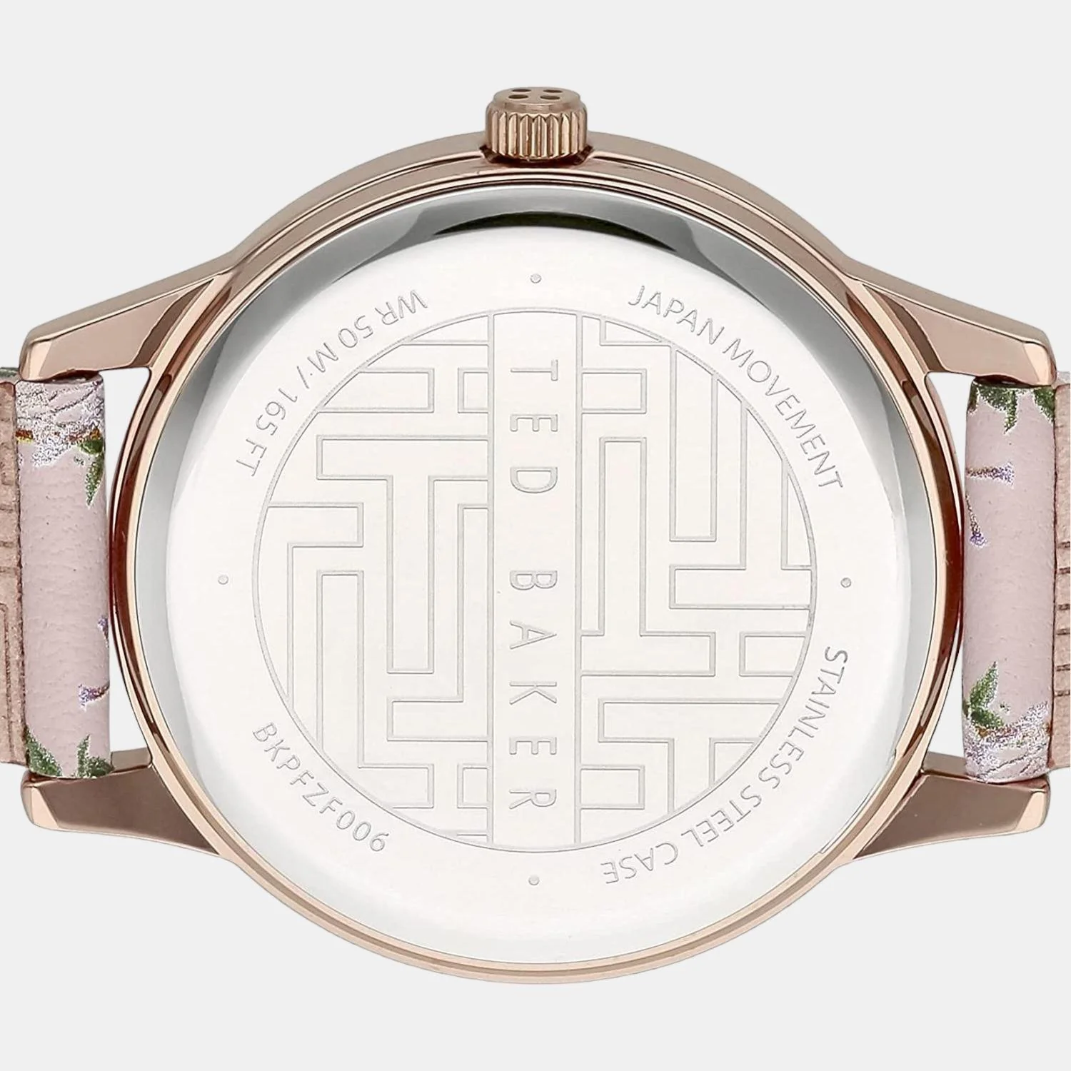 Women Quartz Pink Dial Analog Leather Watch BKPFZF006 - Image 4