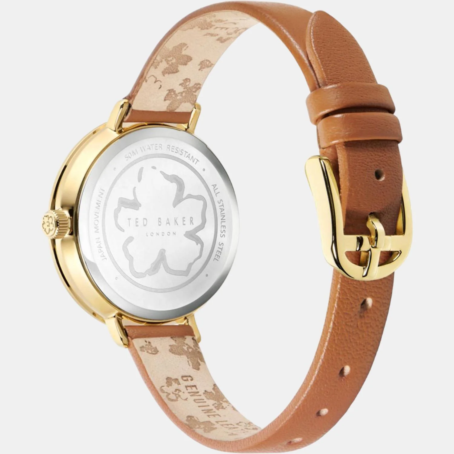 Women Quartz White Dial Analog Leather Watch BKPAMF209 - Image 2