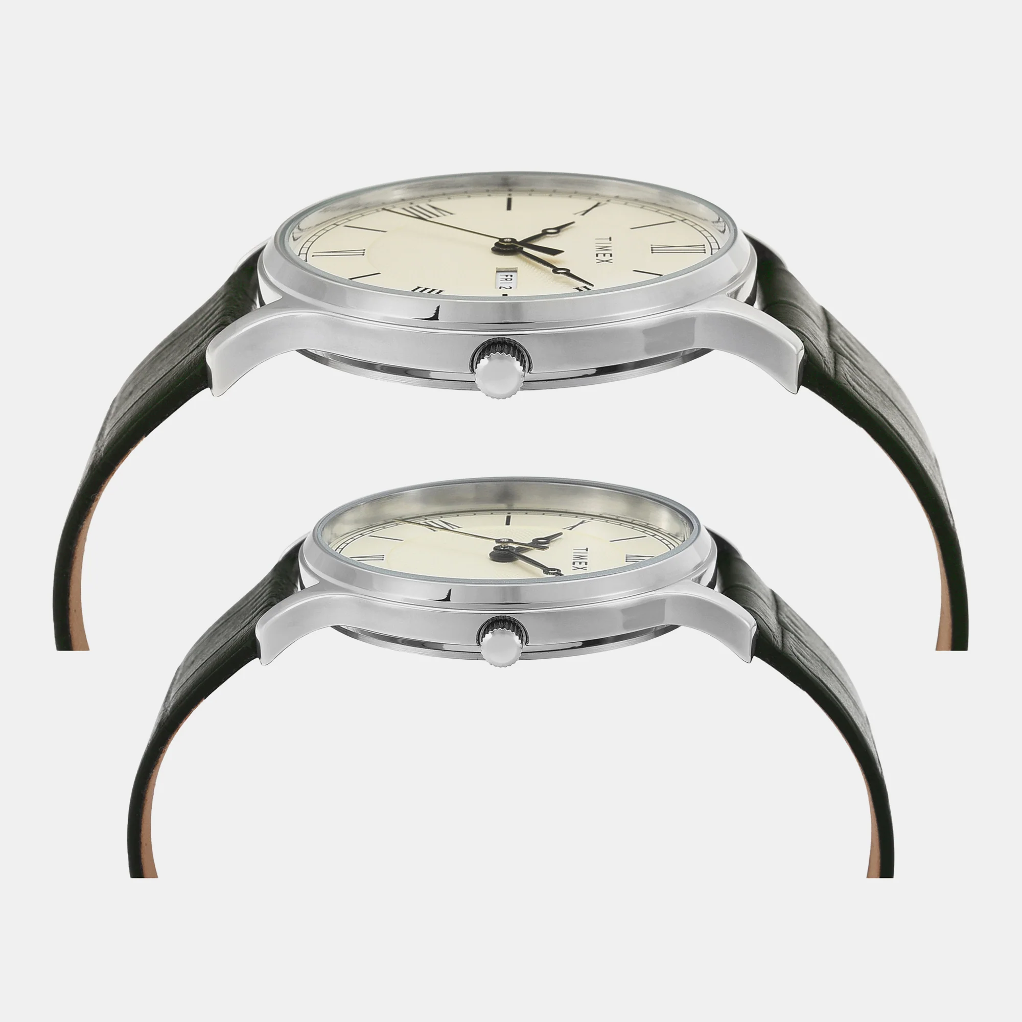 Classics Couple Quartz Beige Dial Analog Leather Watch TW00PR299 - Image 5