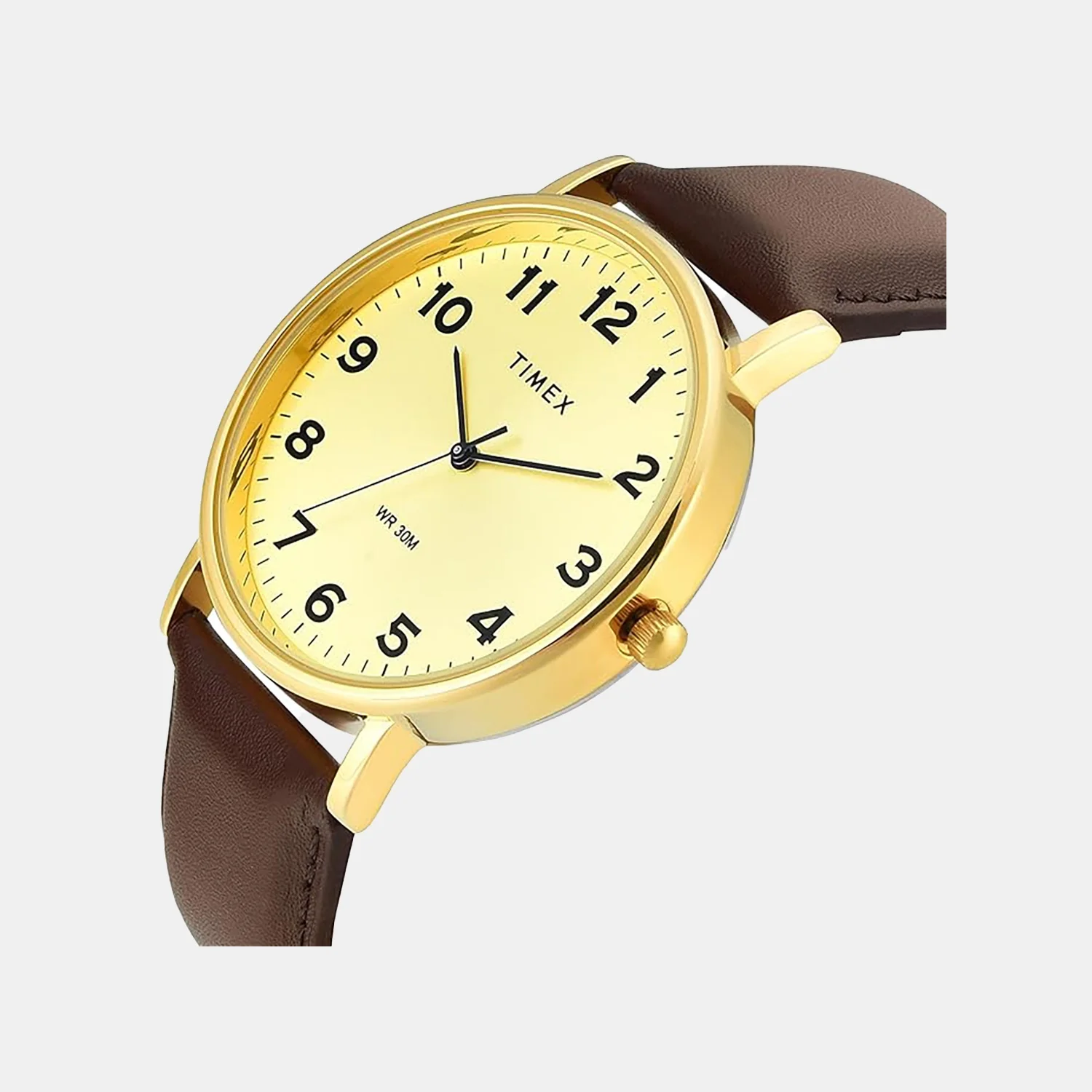 Classics Men Quartz Beige Dial Analog Leather Watch TWTG12203 - Image 3