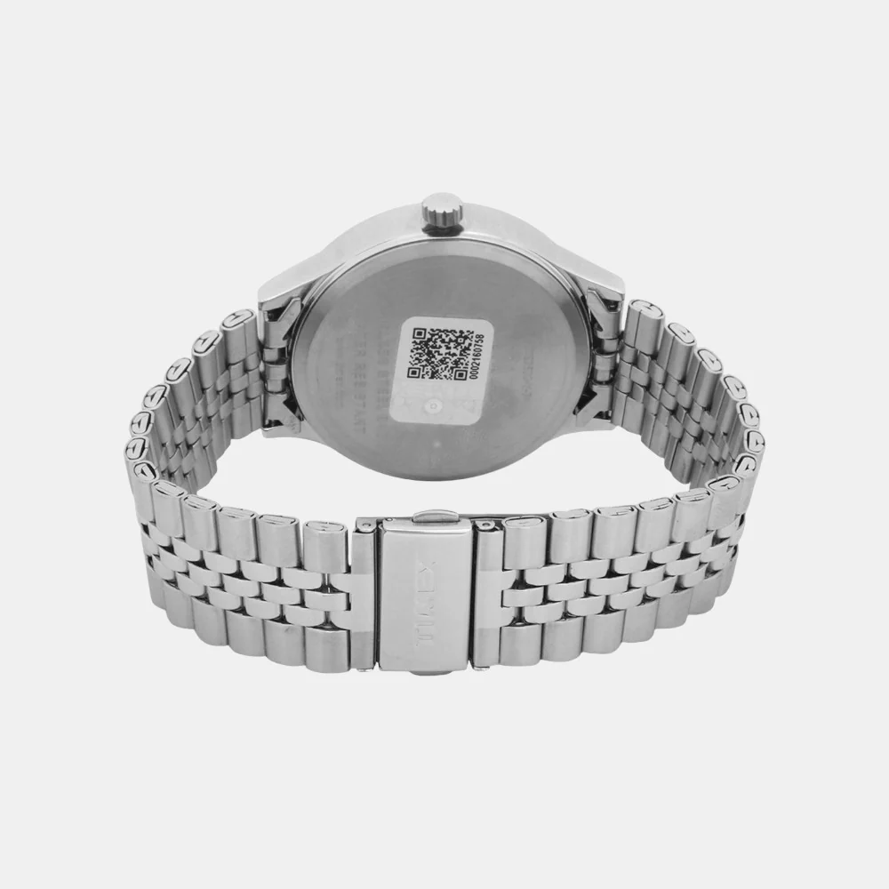 Classics Men Quartz Black Dial Analog Stainless Steel Watch TW0TG7500 - Image 4
