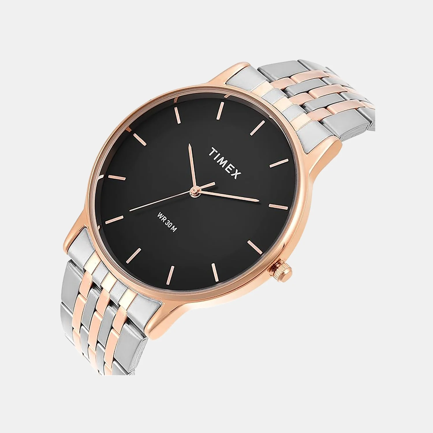 Classics Men Quartz Black Dial Analog Stainless Steel Watch TWTG12003 - Image 3