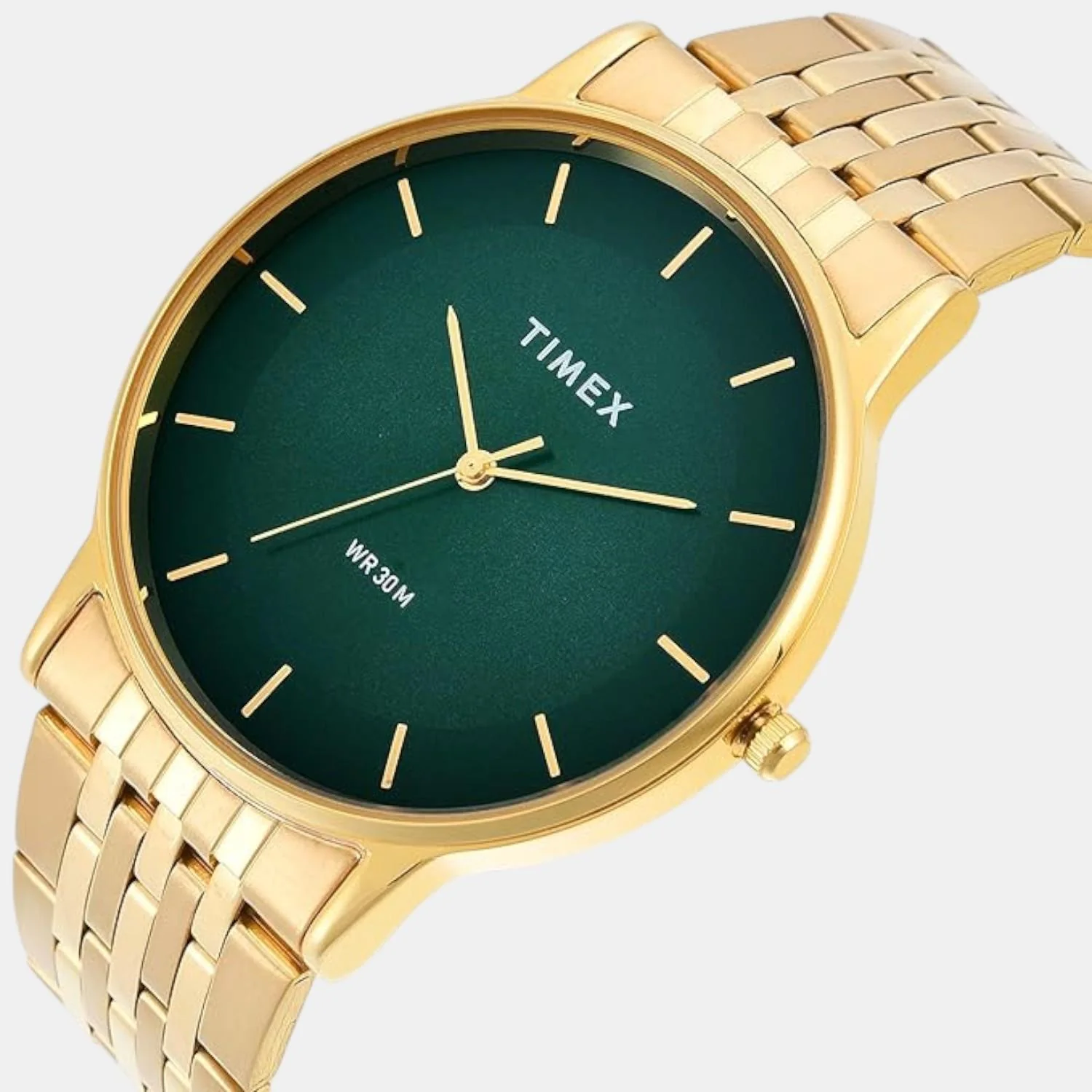 Classics Men Quartz Green Dial Analog Stainless Steel Watch TWTG12004 - Image 3