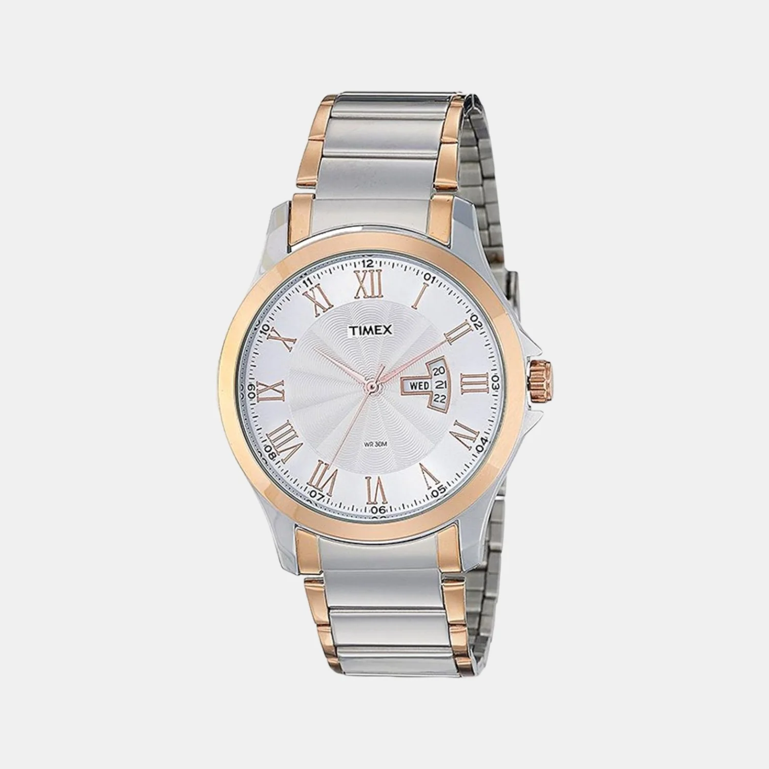 Classics Men Quartz Silver Dial Analog Stainless Steel Watch TW000X109