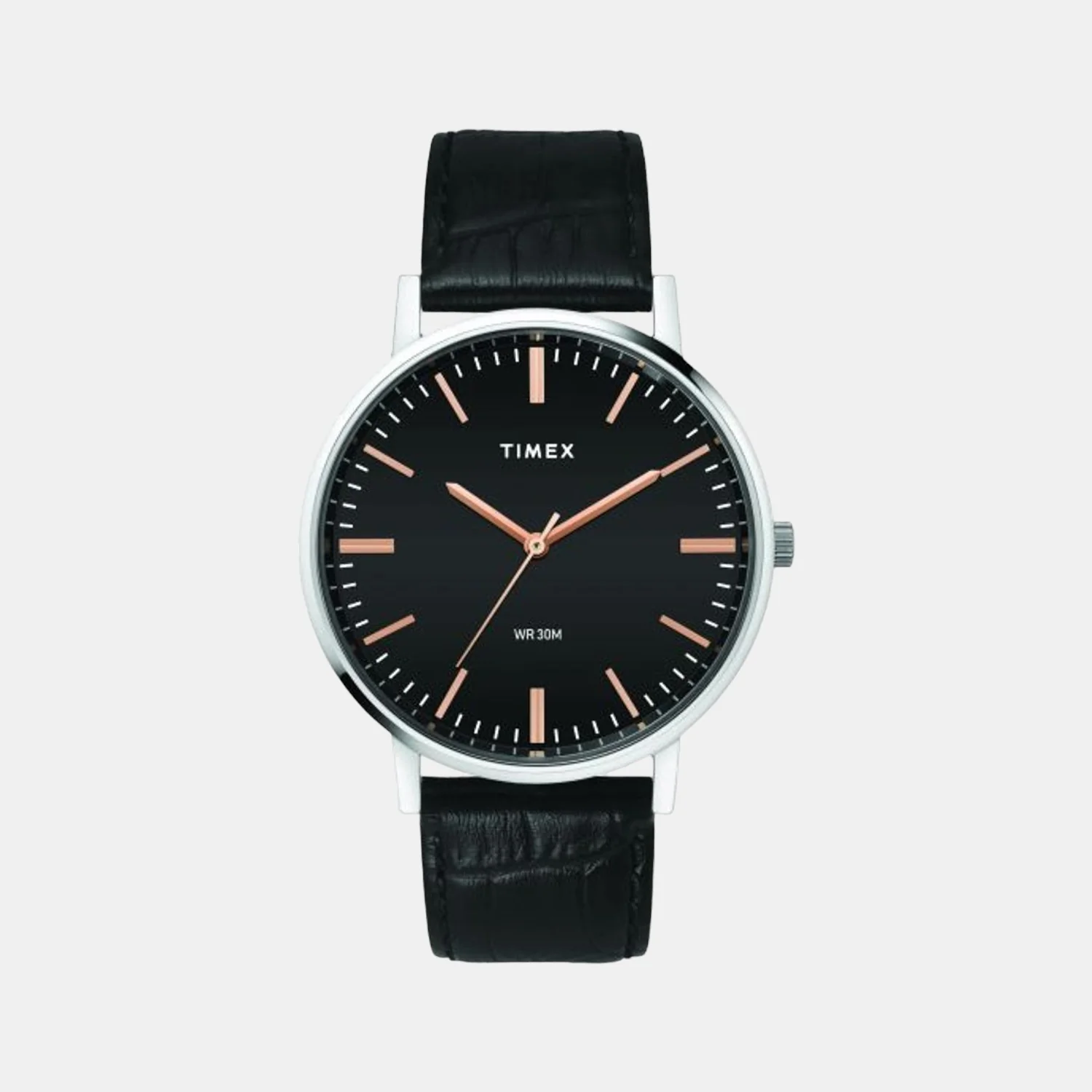 Classics Men Quartz White Dial Analog Leather Watch TW0TG6008