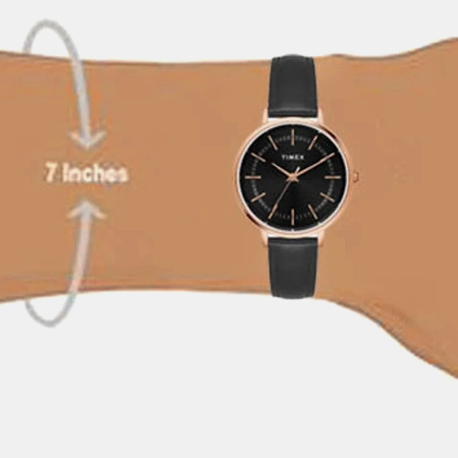 Classics Women Quartz Black Dial Analog Leather Watch TWEL15802 - Image 3