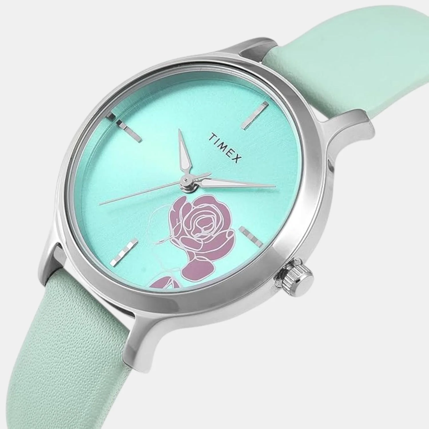 Classics Women Quartz Blue Dial Analog Leather Watch TWTL12308 - Image 3