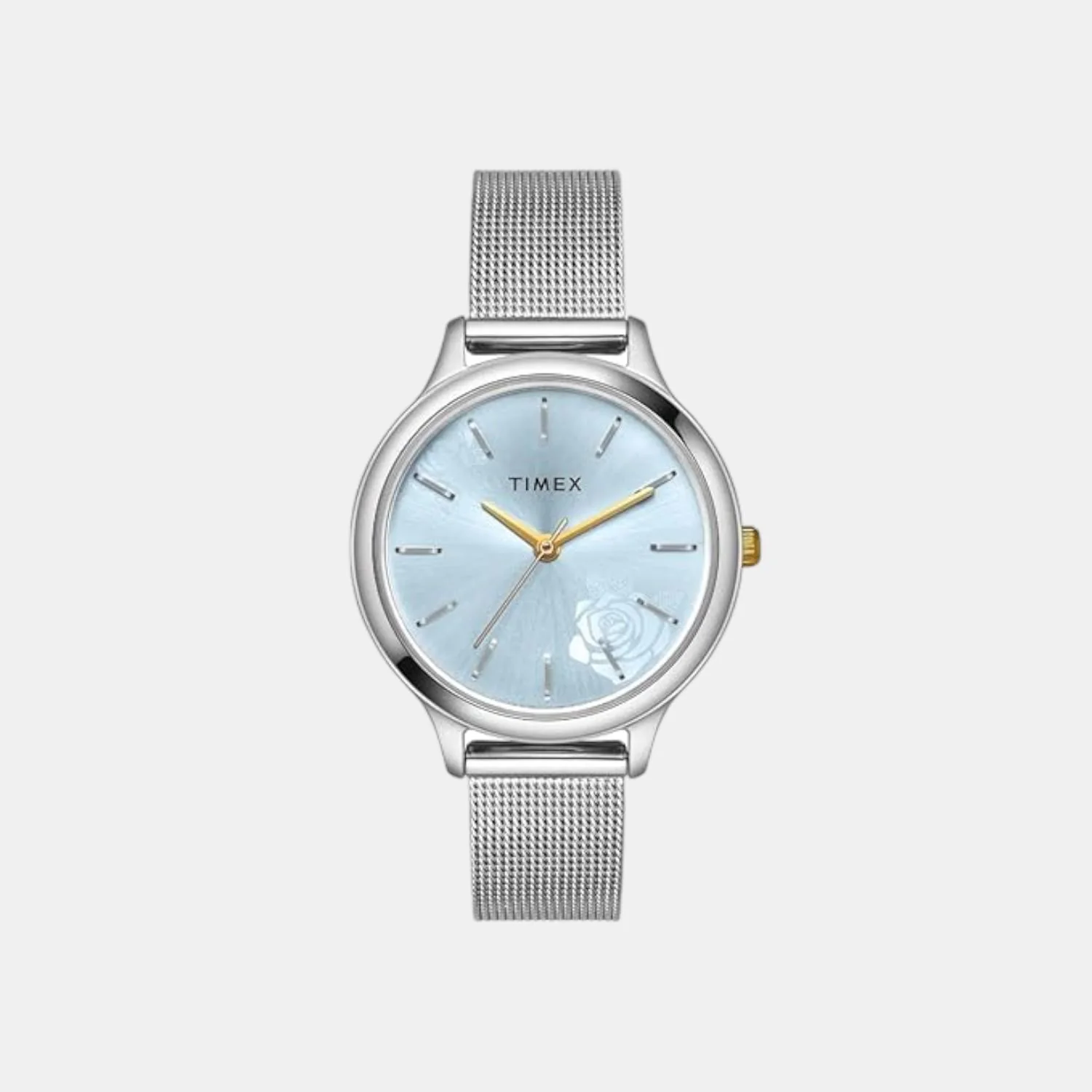 Classics Women Quartz Blue Dial Analog Stainless Steel Watch TWTL12100 - Image 2