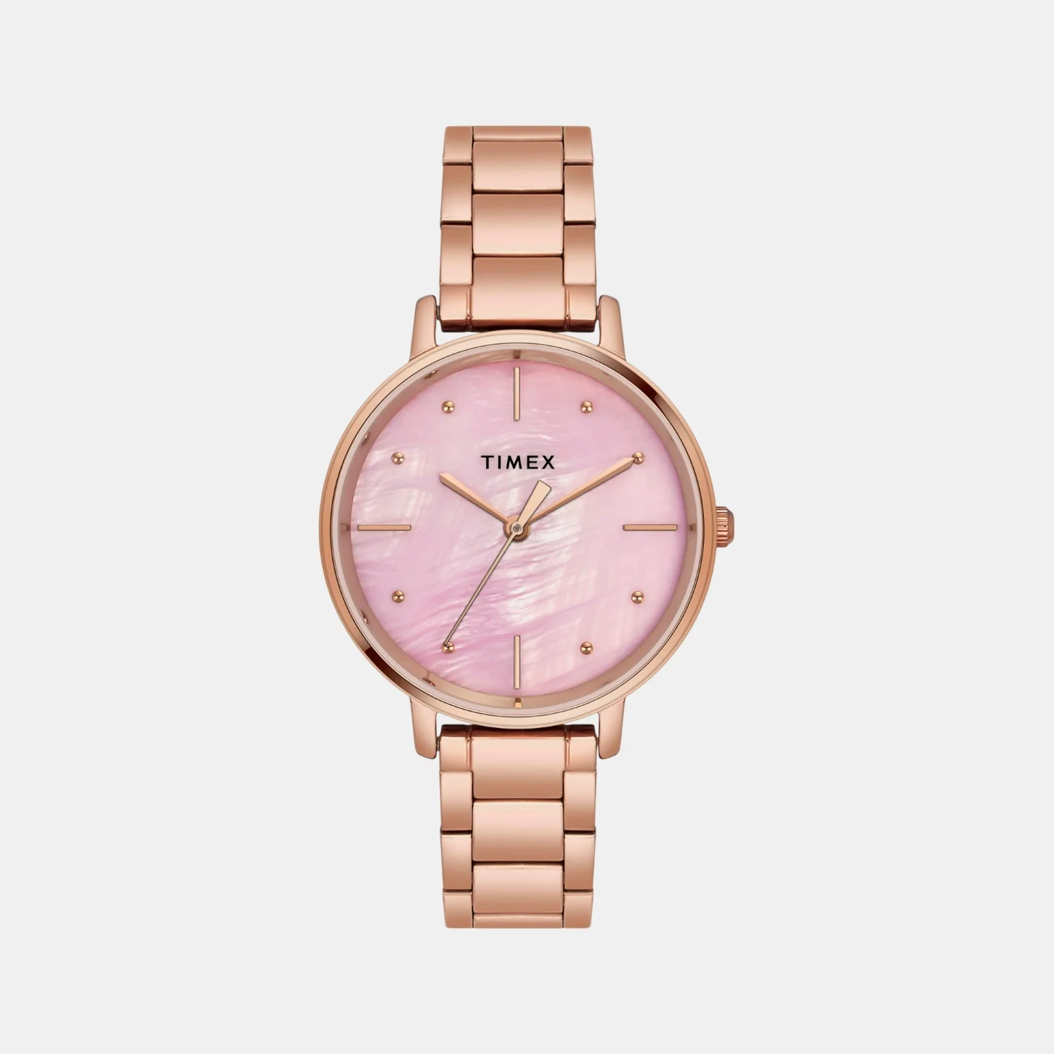 Classics Women Quartz Mother Of Pearl Dial Analog Stainless Steel Watch TWEL15807